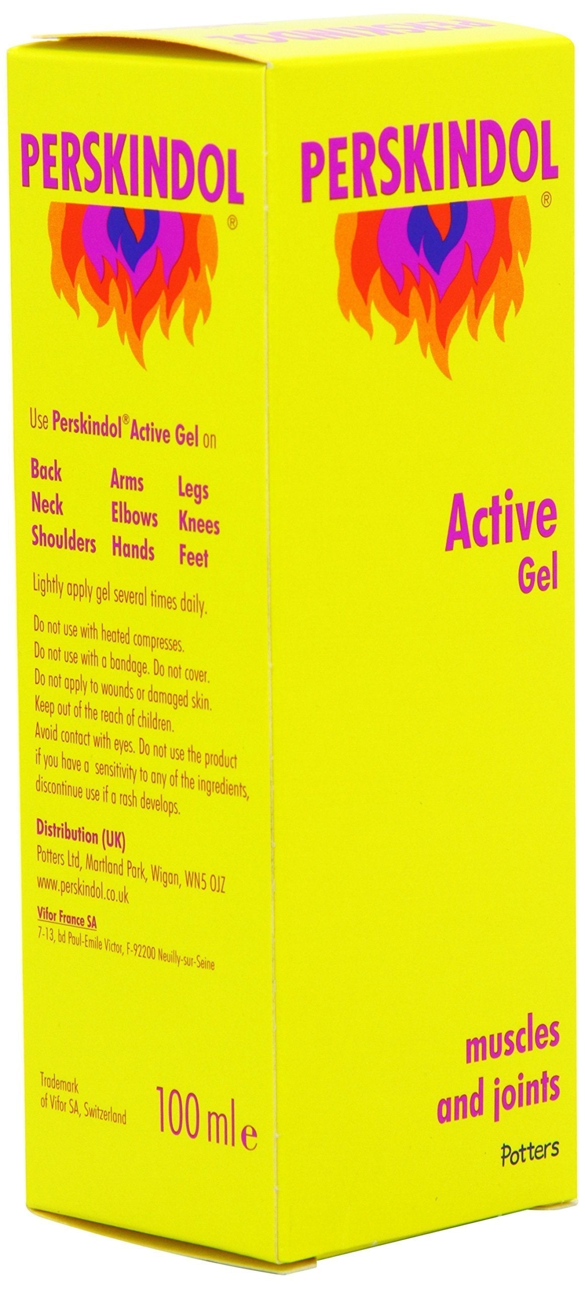Perskindol Active Gel Dual Action Relief from Joint or Muscle Aches and Pains 100ml PerskindolAu supplements