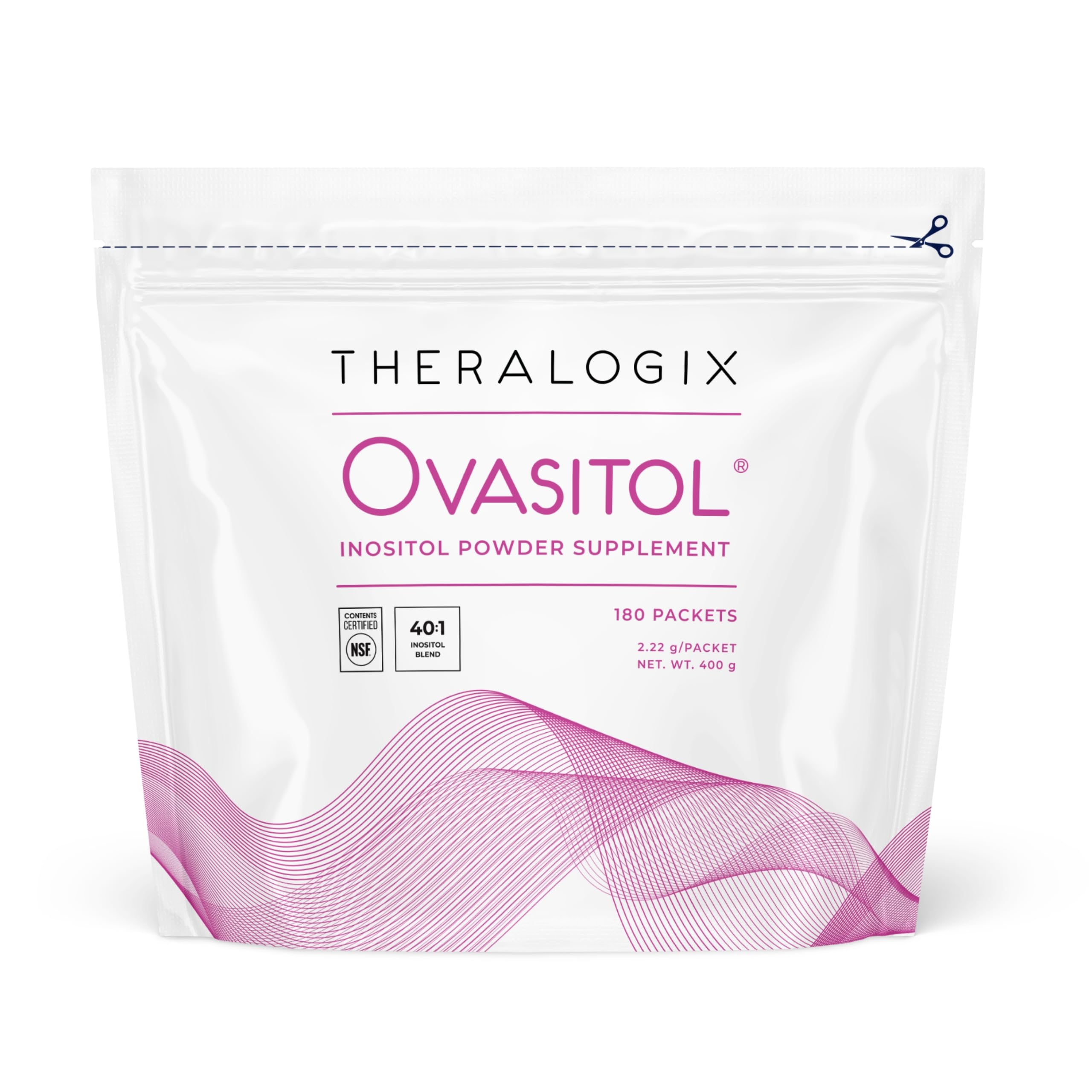Theralogix Ovasitol Inositol Powder Packets - 180 Servings - Myo-Inositol TheralogixUS supplements
