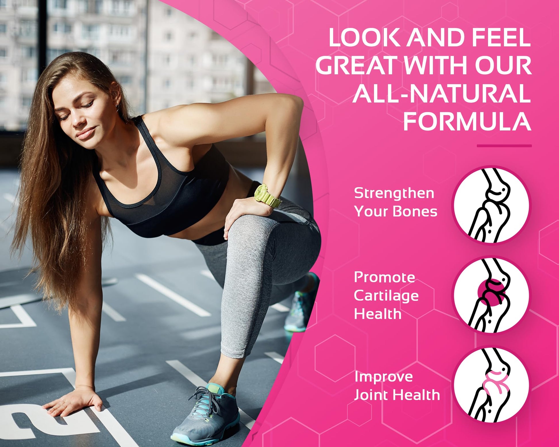 CogniTune Multi Collagen Peptides for Women with Biotin, Hyaluronic Acid, Vitamin C - 5 Types I II III V X Colageno Hidrolizado - 2000mg Hair Skin Nails Joints Support - 120 Capsules CogniTuneAu supplements