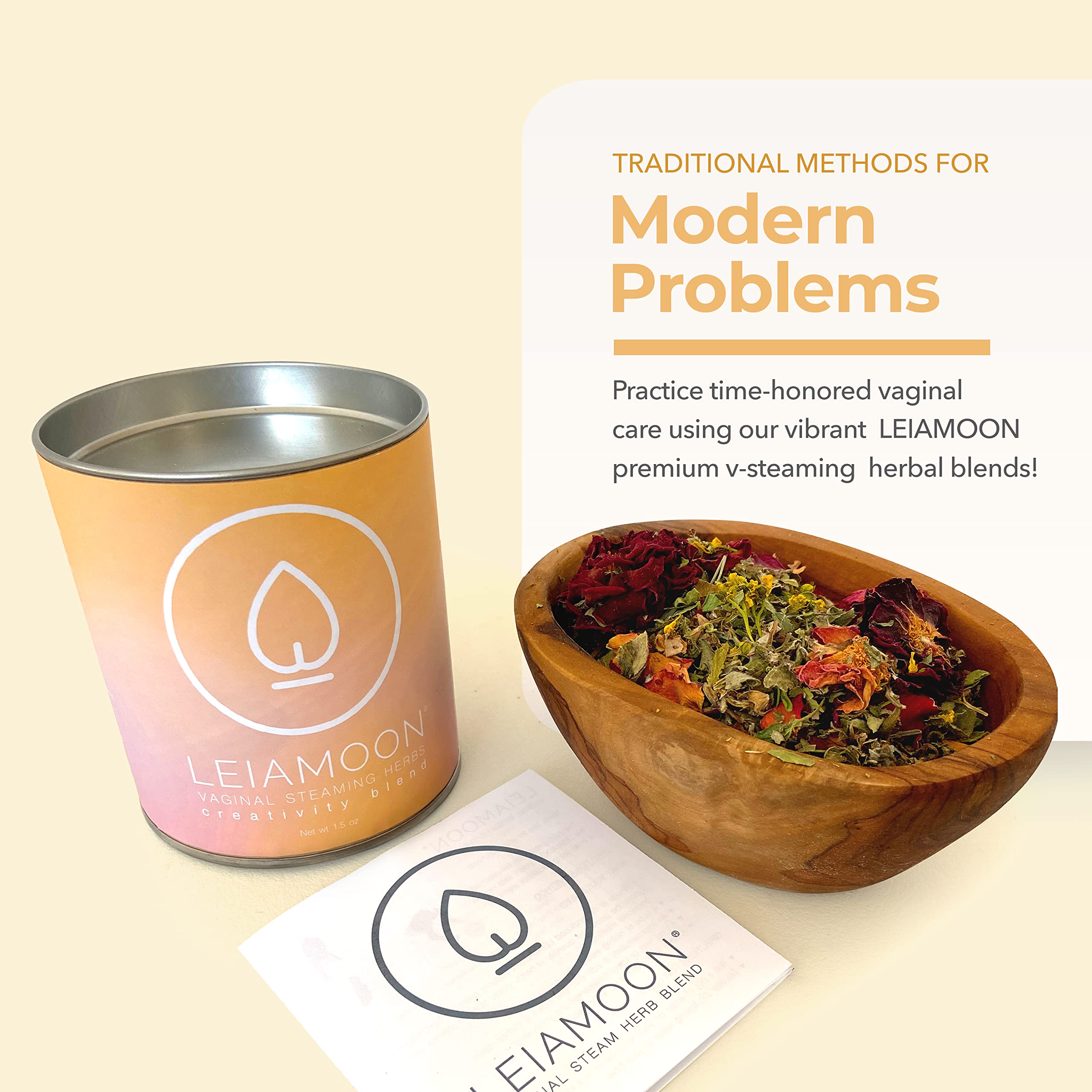 Yoni Steam Herbs Creativity Blend, Receptivity & Fertility Yoni Herbs for Cleansing and Toning LeiamoonAu supplements
