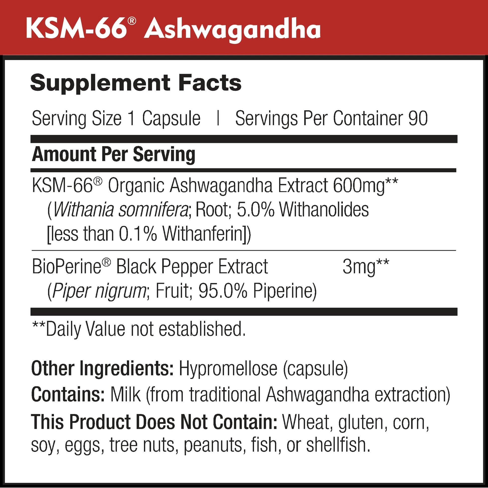 DailyNutra KSM-66 Ashwagandha 600mg Organic Root Extract - High Potency Supplement with 5% Withanolides | Relieves Tiredness, Supports Relaxation, Focus, Energy, & Muscle Growth (90 Capsules) DailyNutraAu supplements