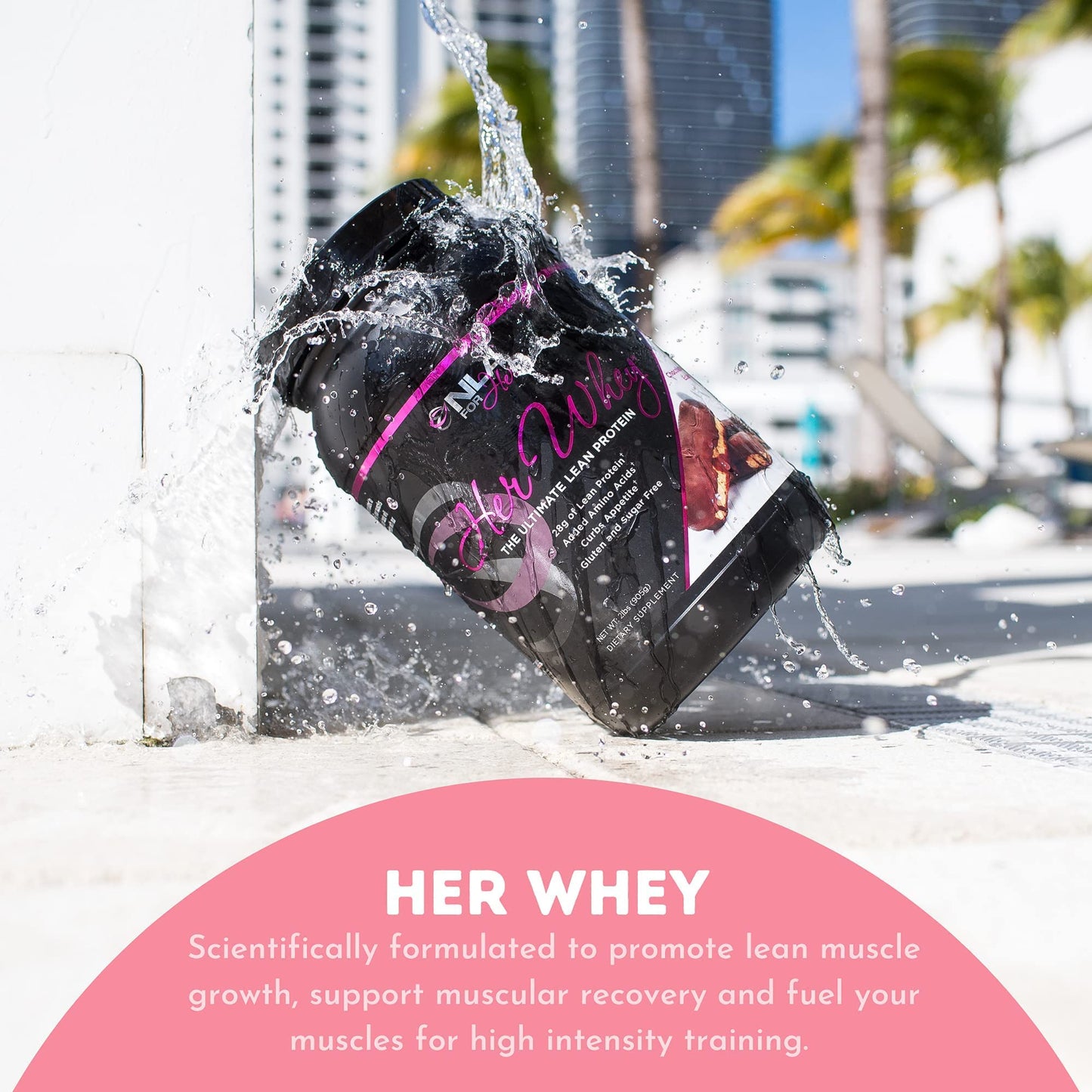 NLA for Her Pre/Post Workout Stack (Includes Her Whey Chocolate Éclair and Uplift Pre NLA for HerUS supplements
