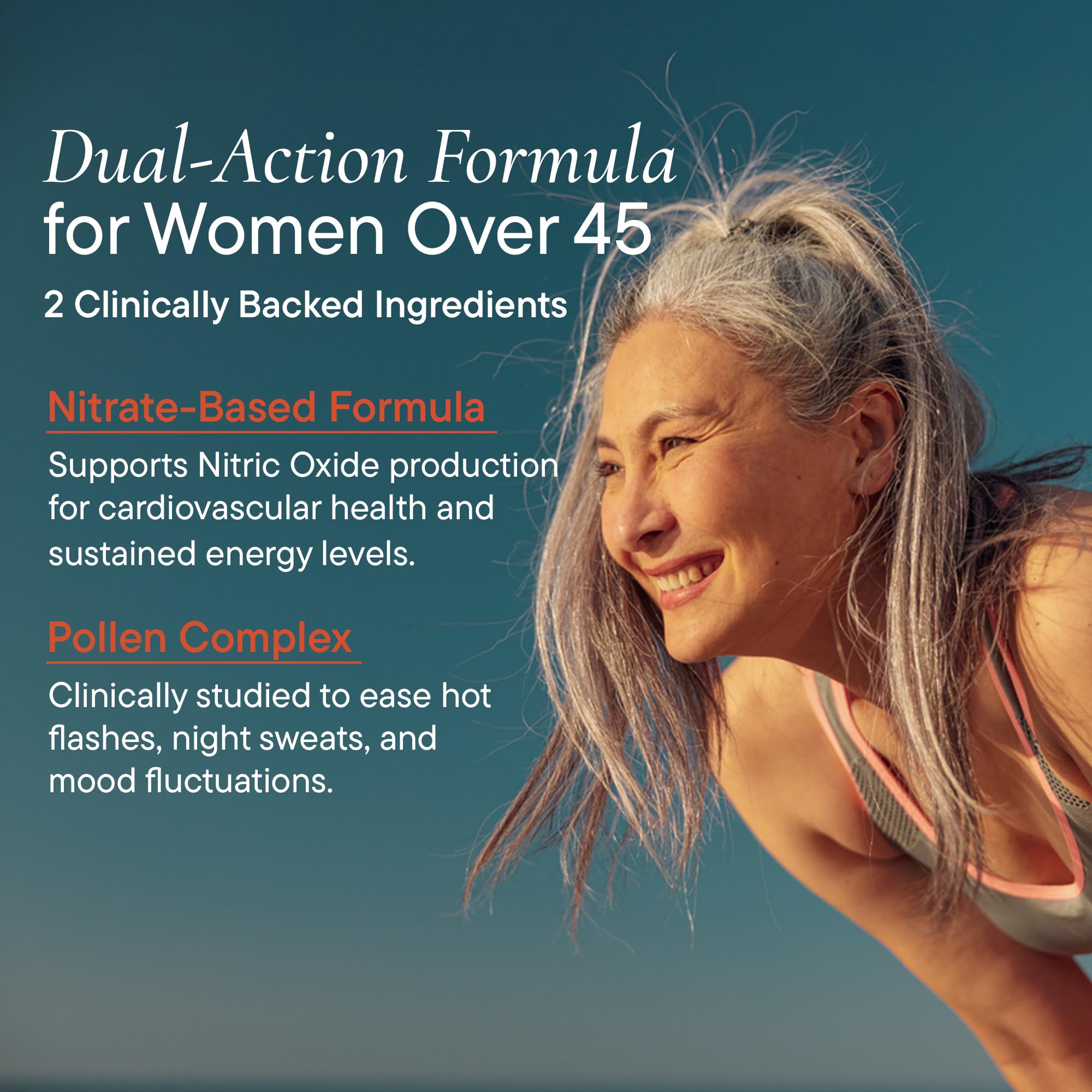Berkeley Life Menopause and Heart Health Support Supplements - Hormone-Free Dual-Action Nitric Oxide Supplement for Menopause Symptom Relief & Healthy Blood Flow Support for Women - 60 Capsules Berkeley LifeAu supplements