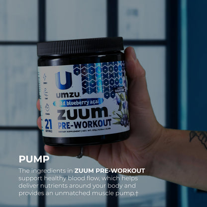 UMZU Zuum Pre-Workout Wild Blueberry Acai UMZUUS supplements