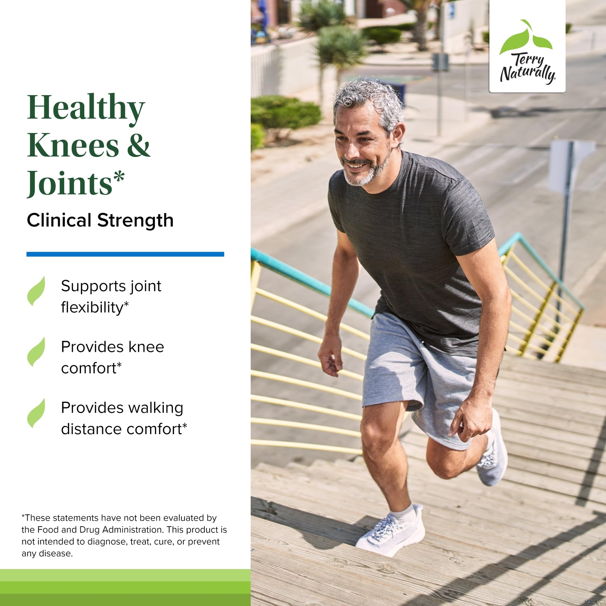 Terry Naturally Healthy Knees & Joints - Dietary Supplement to Support Bone Health & Joint Flexibility - Healthy Knee & Hip Aid with Calcium Fructoborate - 60 Capsules Terry NaturallyAu supplements