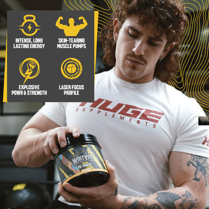 Huge Supplements Wrecked Pre-Workout, 30G+ Ingredients Per Serving to Boost Energy Huge SupplementsUS supplements