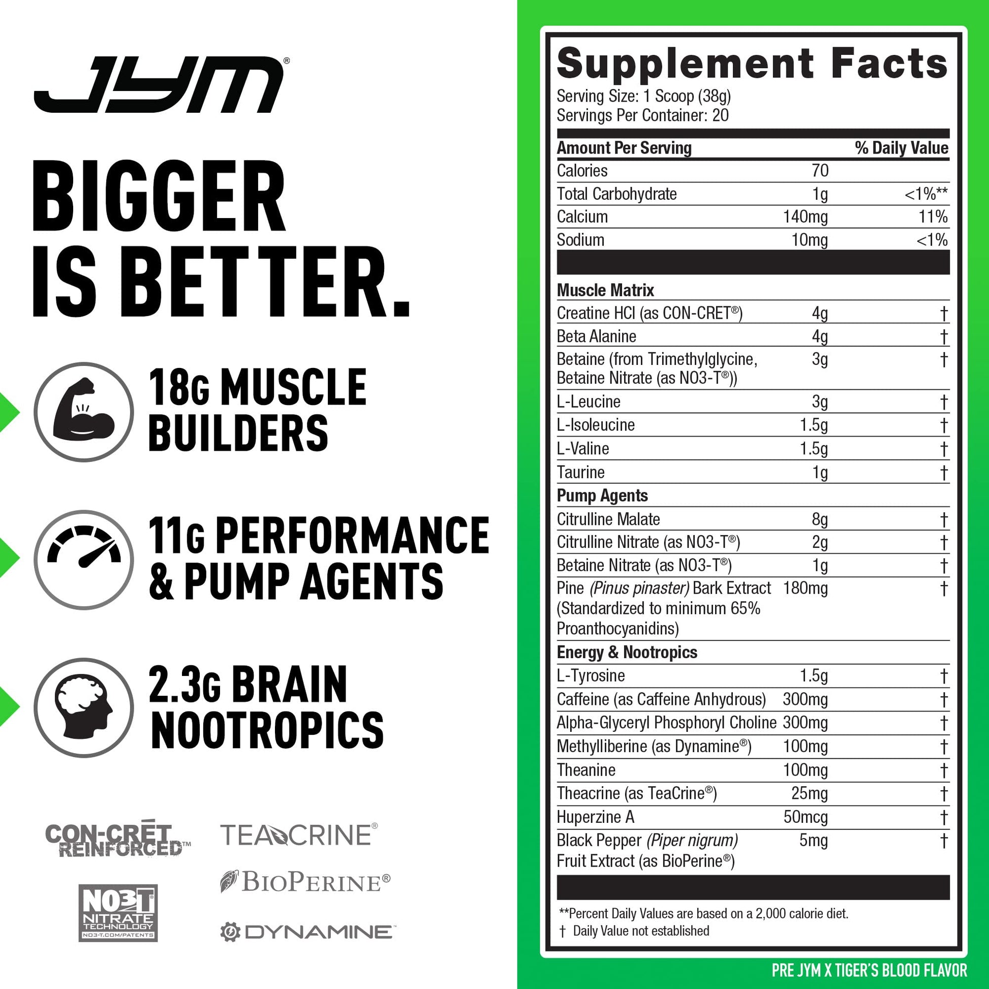 PRE JYM X - Tiger's Blood JYM Supplement ScienceAu supplements