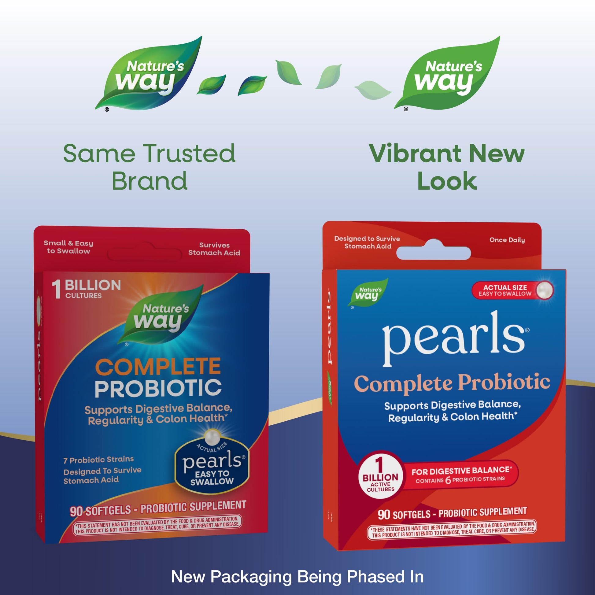 Nature's Way Probiotic Pearls Complete, 1 Billion Live Cultures, 90 Softgels Nature's WayAu supplements
