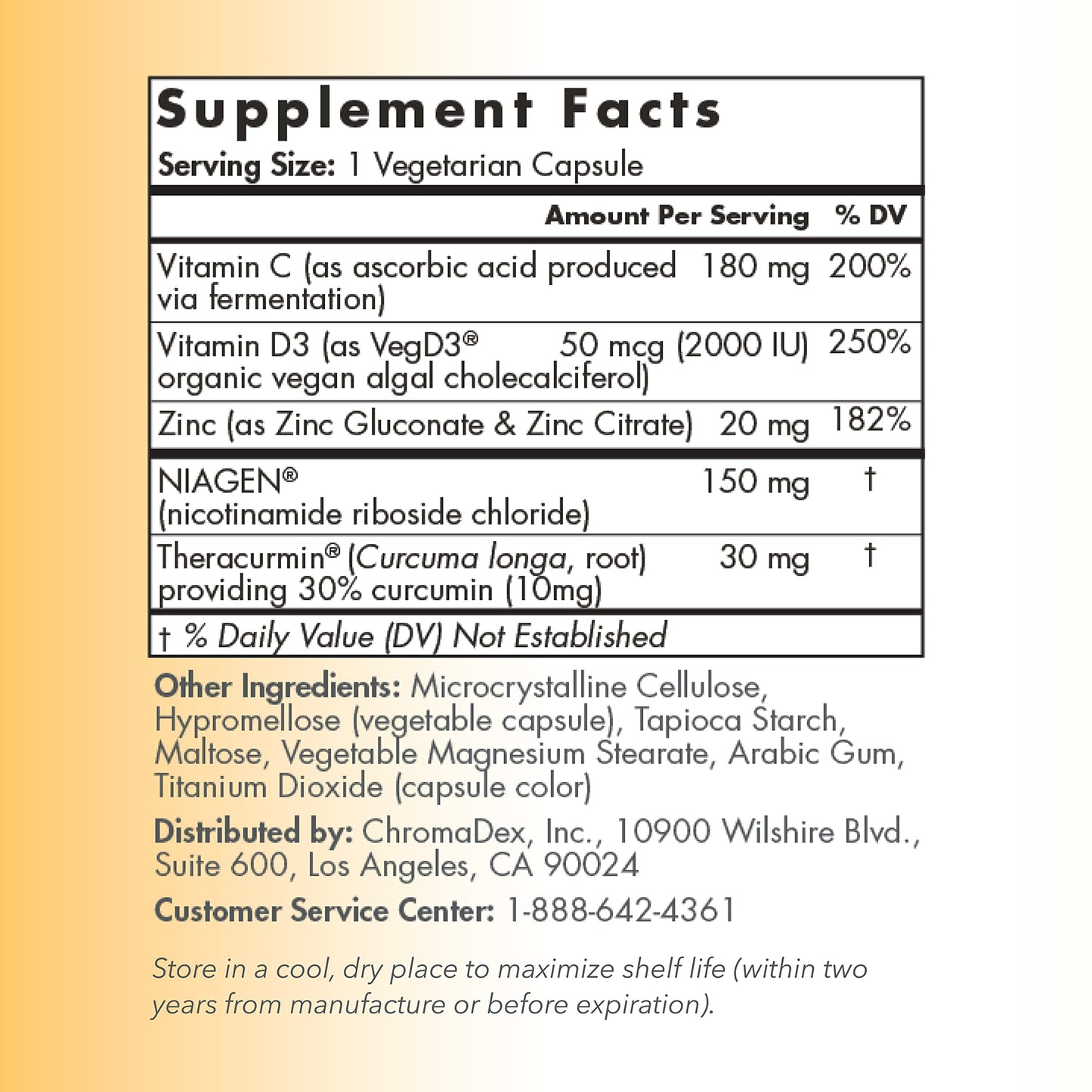 TRU NIAGEN Immune Support Supplement - Daily Defense, Vitamin C from Fermentation, Vegan Vitamin D3 2000 IU, Zinc, Plus Theracurmin (Curcumin) + Multi Award-Winning NAD Boosting Niagen 150mg 60ct TRU NIAGENUS supplements