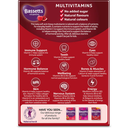 Bassetts Vitamins Adults Multivitamins 30's, 97.2 g Bassetts VitaminsUS supplements