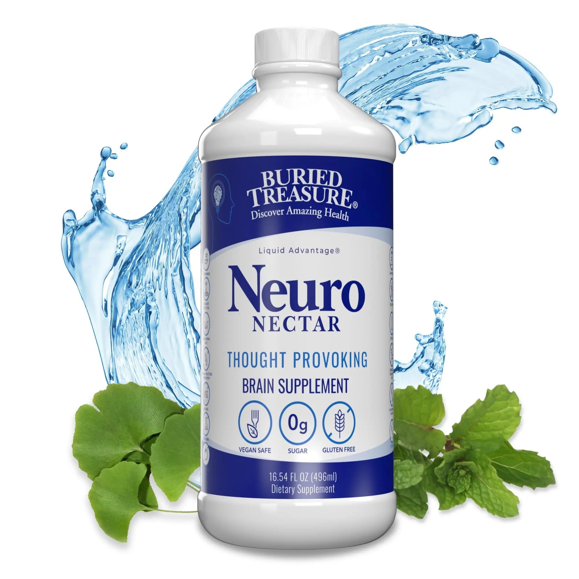 Buried Treasure Neuro Nectar Memory and Mental Focus Supplement 16 oz Buried TreasureAu supplements