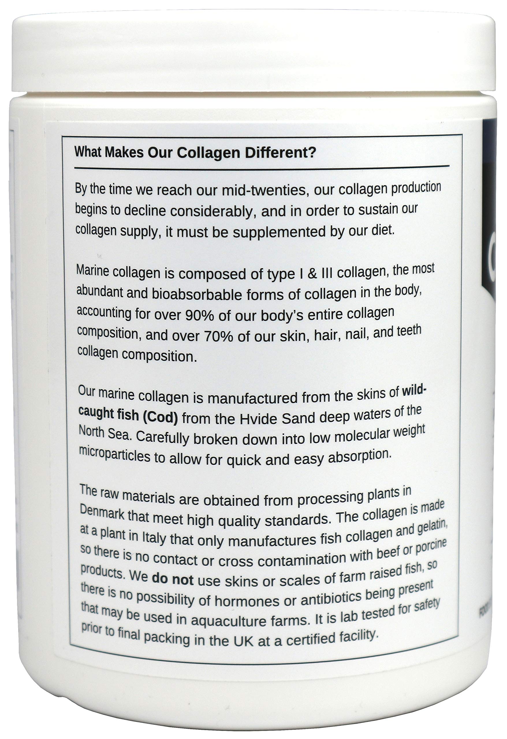 Marine Collagen Peptides (400g) | Hydrolysed from Wild Caught North SEA Cod Miracle GreensAu supplements