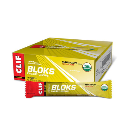 CLIF BLOKS - Margarita Flavor with 3X Sodium - Energy Chews - Non-GMO Clif BarUS supplements