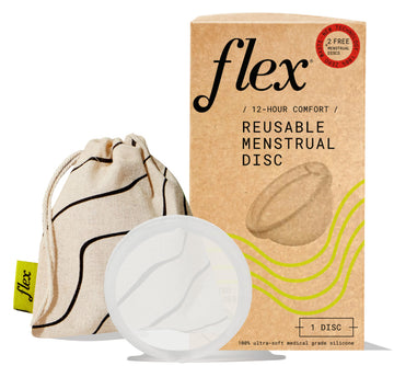 Flex Reusable Disc | Reusable Menstrual Disc | Tampon, Pad, and Cup Alternative | Capacity of 6 Super FLEXAu supplements