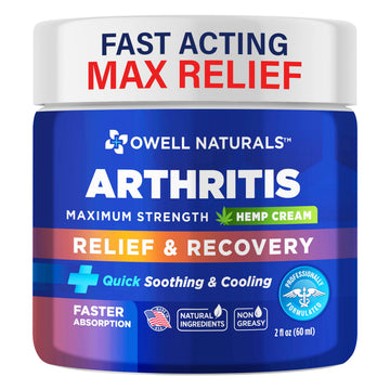 Owell Naturals Joint & Muscle Cream, Deep Penetrating, Maximum Strength Relief & Recovery for Joint & Muscles, Back, Knee, Legs, Hands, 2 Fl Oz Owell NaturalsAu supplements