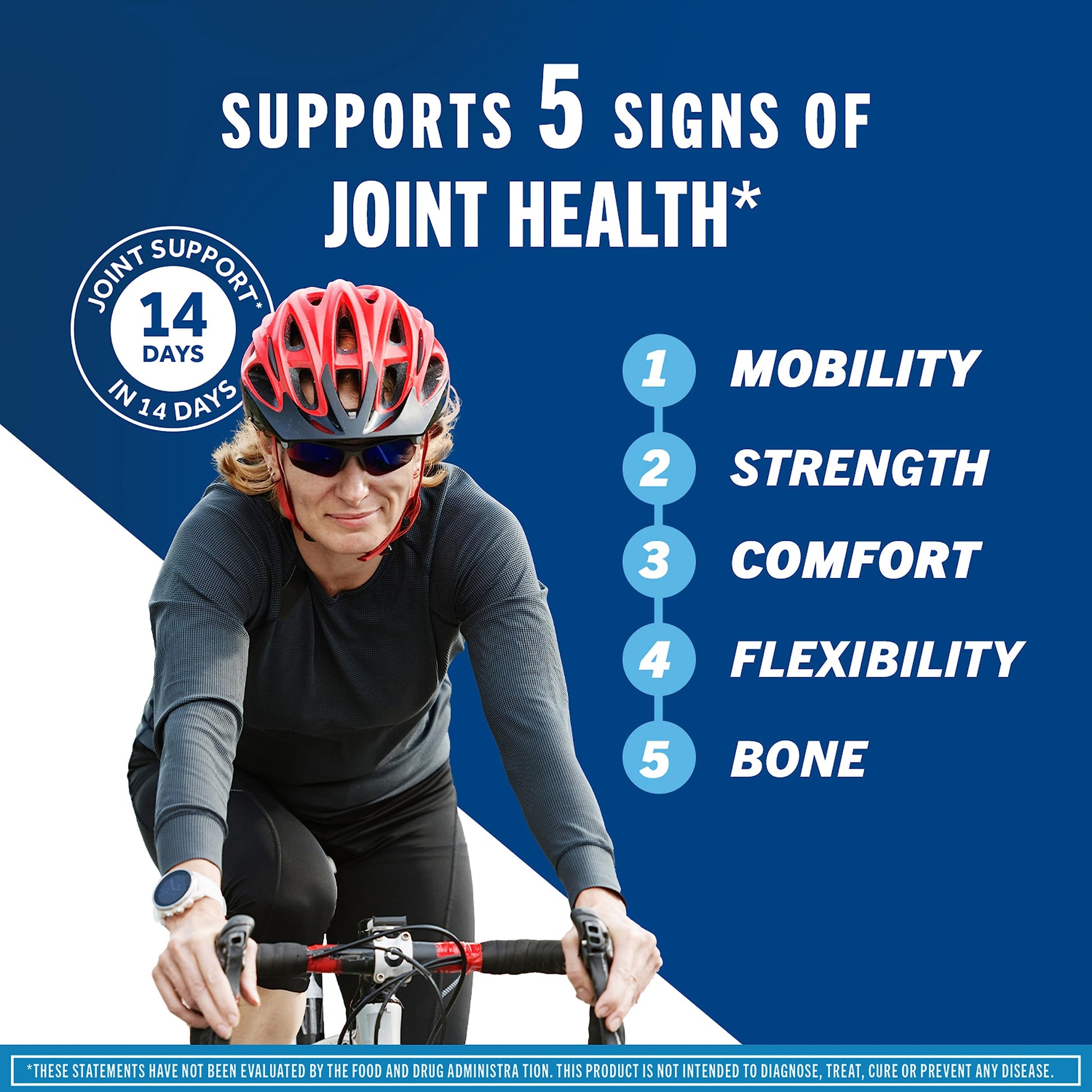 Move Free Advanced Glucosamine Chondroitin MSM + Vitamin D3 Joint Support Supplement, Supports Mobility Comfort Strength Flexibility & Bone + Immune Health - 120 Tablets (40 servings)* Move FreeAu supplements