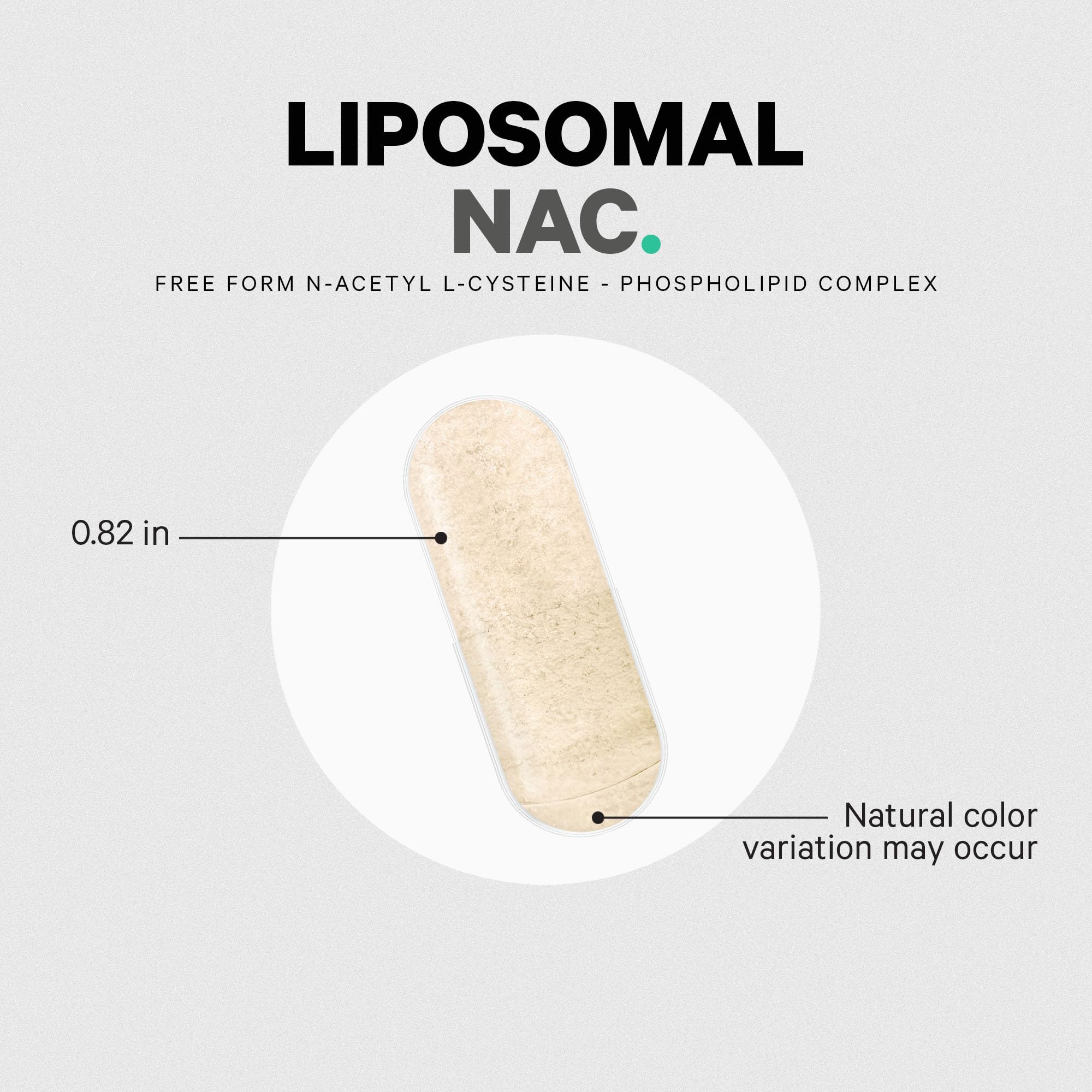 Codeage Liposomal NAC Supplement - N-Acetyl L-Cysteine Amino Acid - 2 Month Supply - Free-Form NAC - Phospholipid Complex - Vegan, Non-GMO, Gluten-Free, Dairy-Free - 120 Capsules CodeageAu supplements