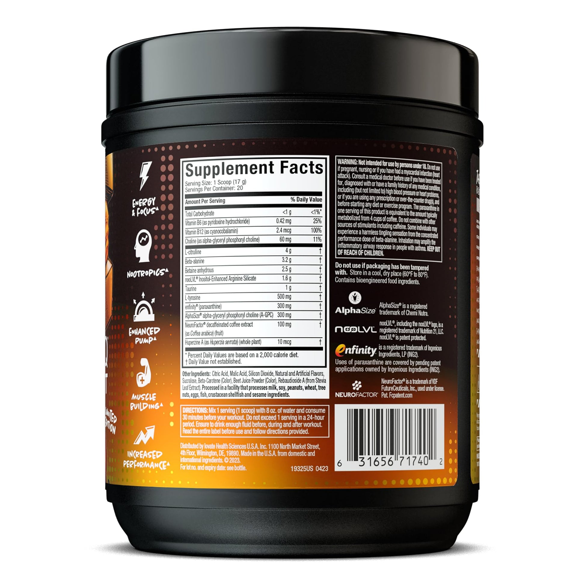 MuscleTech Pre Workout Powder EuphoriQ PreWorkout Smart Pre Workout Powder MuscleTechUS supplements