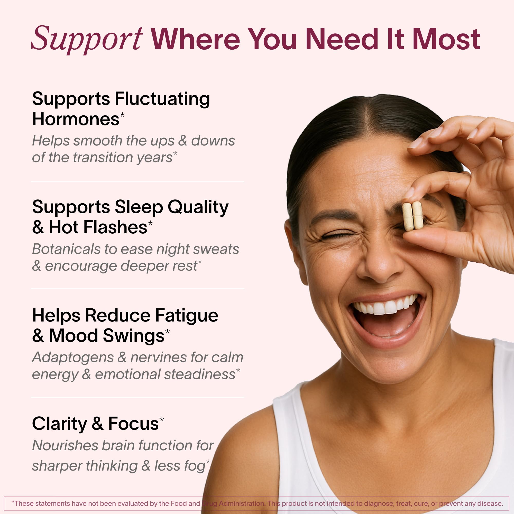 Ladywell Perimeno - Perimenopause Support - Support for Mood, Mental Clarity, Sleep & Hot Flashes - Black Cohosh, Reishi, Wild Yam, Holy Basil, Schisandra, Rhodiola, Siberian Rhubarb / 60 Veg Caps LadywellAu supplements