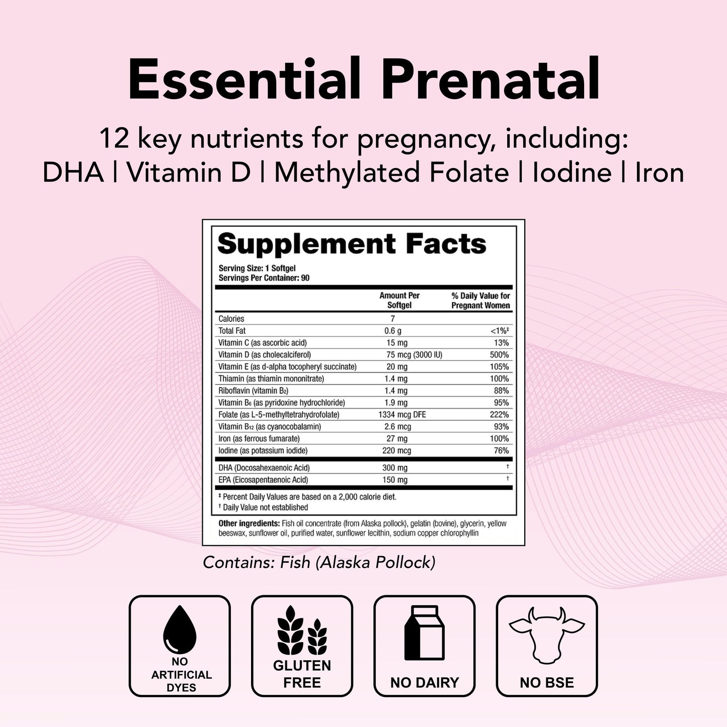 Theralogix TheraNatal One Prenatal Vitamin - 90-Day Supply - Prenatal Multivitamin TheralogixUS supplements