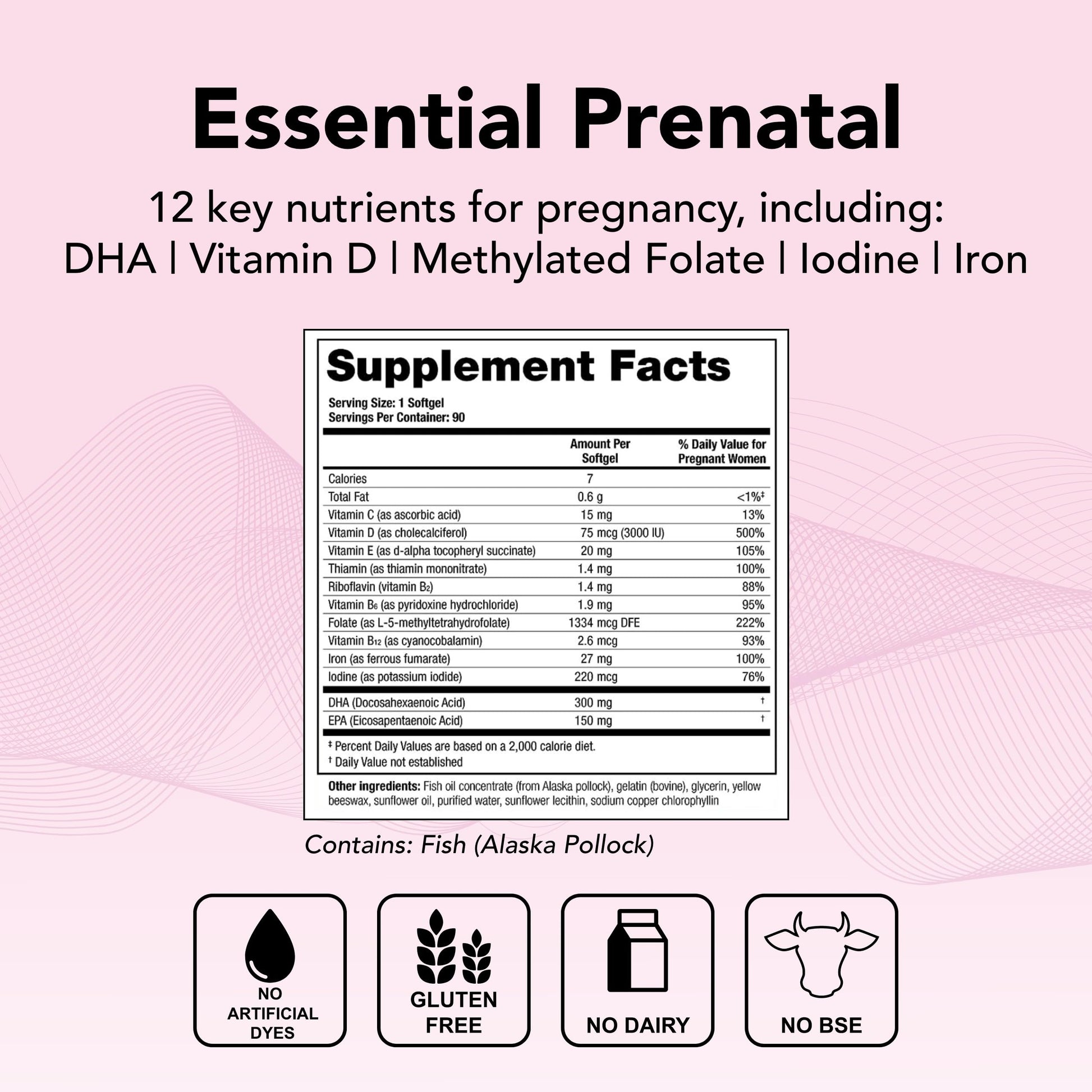 Theralogix TheraNatal One Prenatal Vitamin - 90-Day Supply - Prenatal Multivitamin TheralogixUS supplements