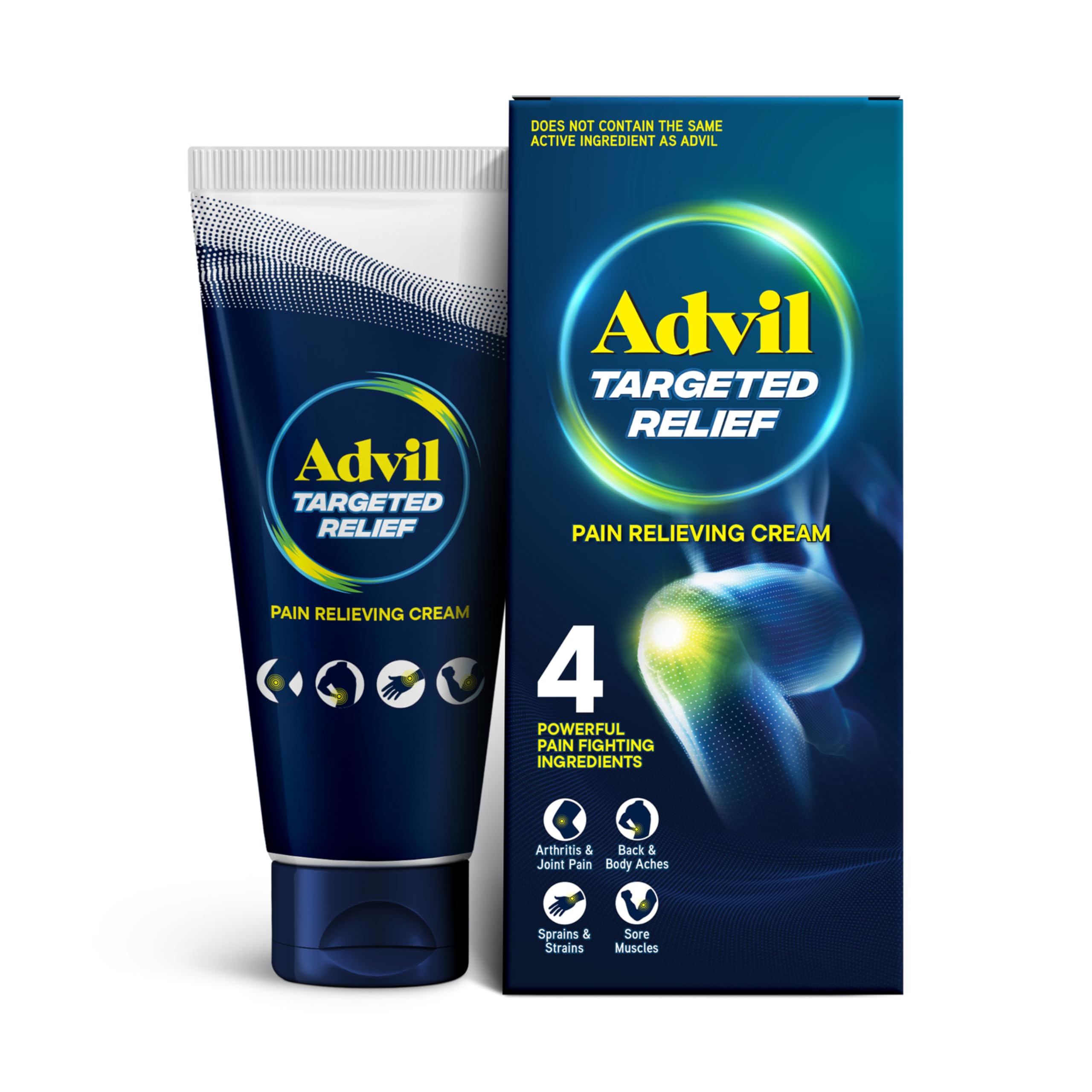 Advil Targeted Relief Pain Relieving Cream, Up to 8 Hours of Powerful Relief of Minor Arthritis Pain, Joint Pain, Lower Back Pain and Muscle Pain - 2.3 oz AdvilAu supplements