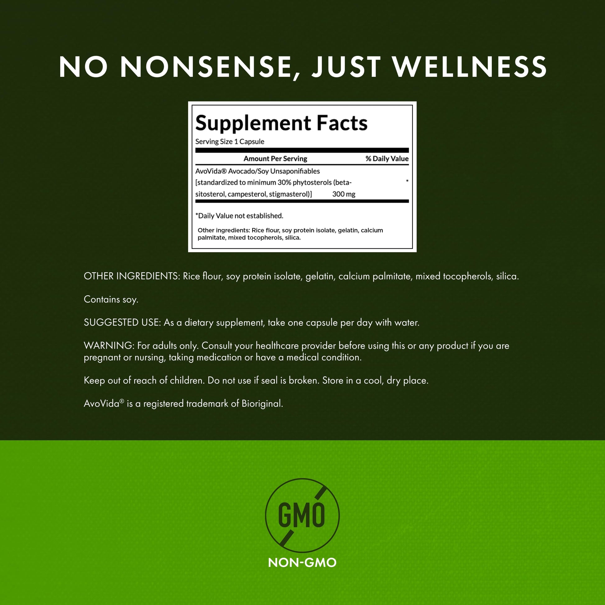 Swanson AvoVida - Natural Supplement Promoting Joint Health & Mobility - Avocado & Soybean Unsaponifiables to Support Cartilage & Tissue Health - (60 Capsules, 300mg Each) (1 Pack) SwansonAu supplements