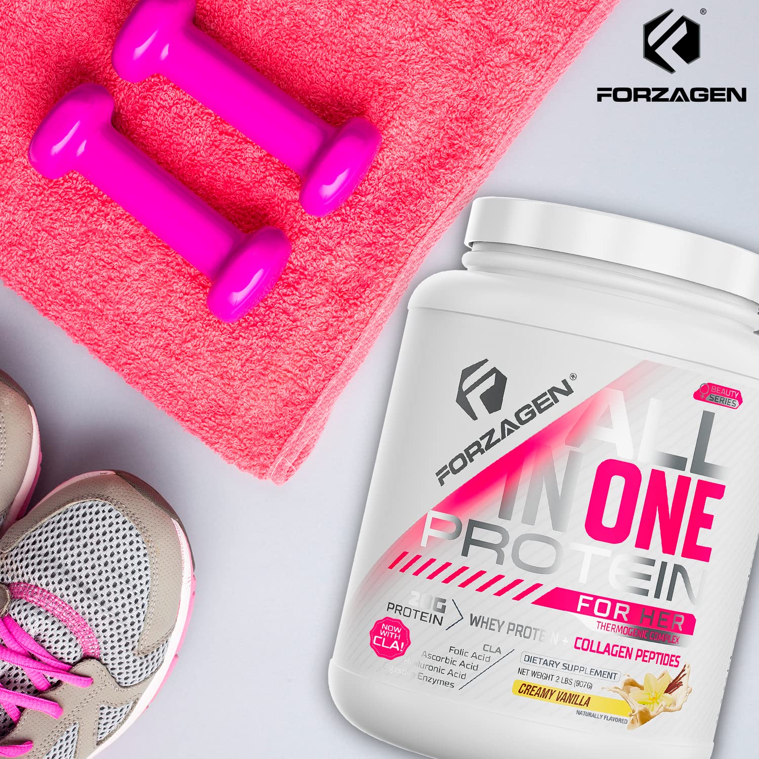 Forzagen All in One Protein for Her, Protein Powder for Women with Collagen Peptides ForzagenUS supplements