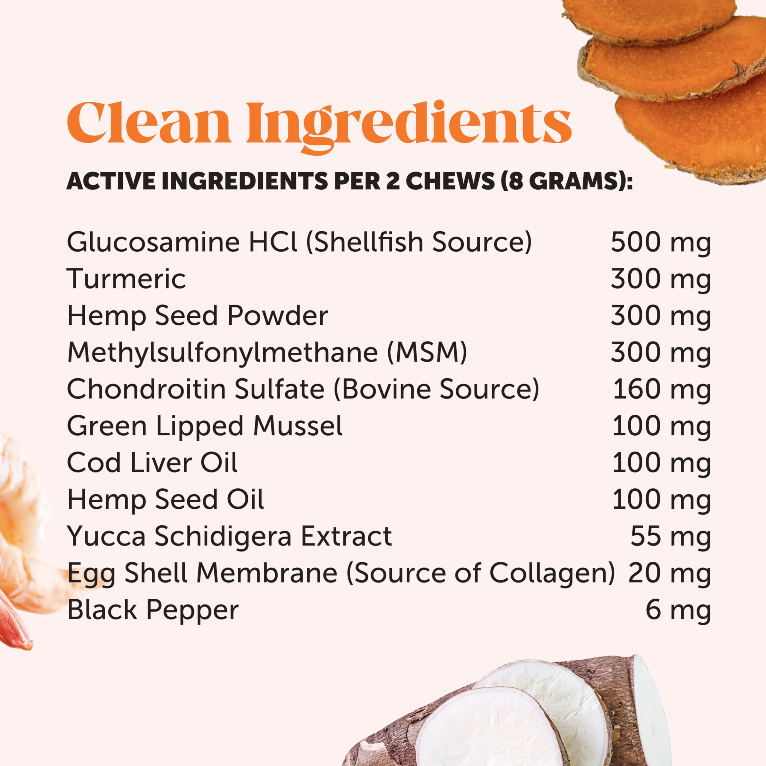 Hemp Hip & Joint Supplement for Dogs - Hemp Oil & Powder - Glucosamine Chondroitin for Dogs, Turmeric, MSM, Green-Lipped Mussel, Supports Mobility, May Reduce Discomfort (Bacon) Pet HonestyAu supplements