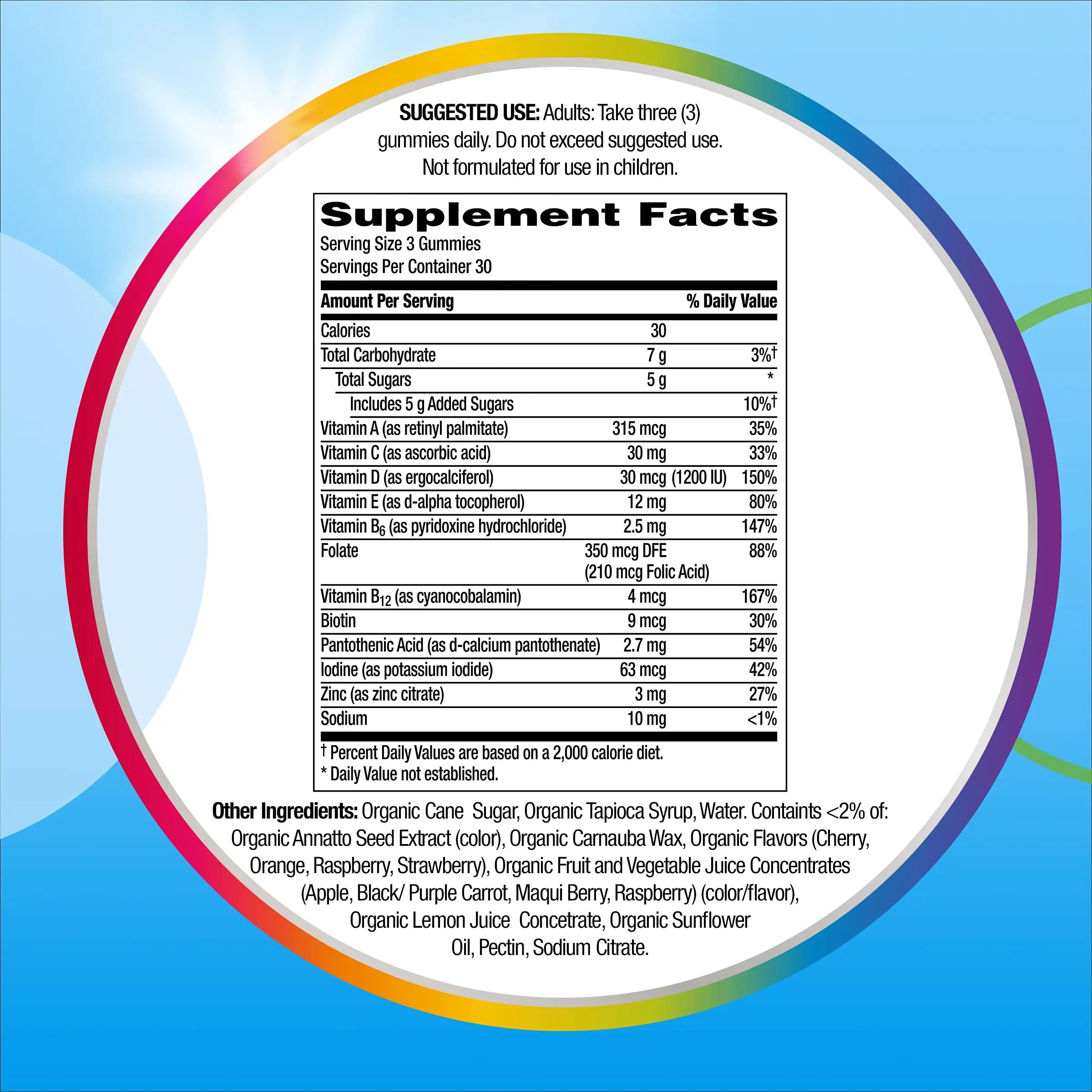 Centrum Men's Organic Multigummies, Men's Multivitamin Gummies, Organic Multivitamin for Men with Essential Nutrients CentrumAu supplements