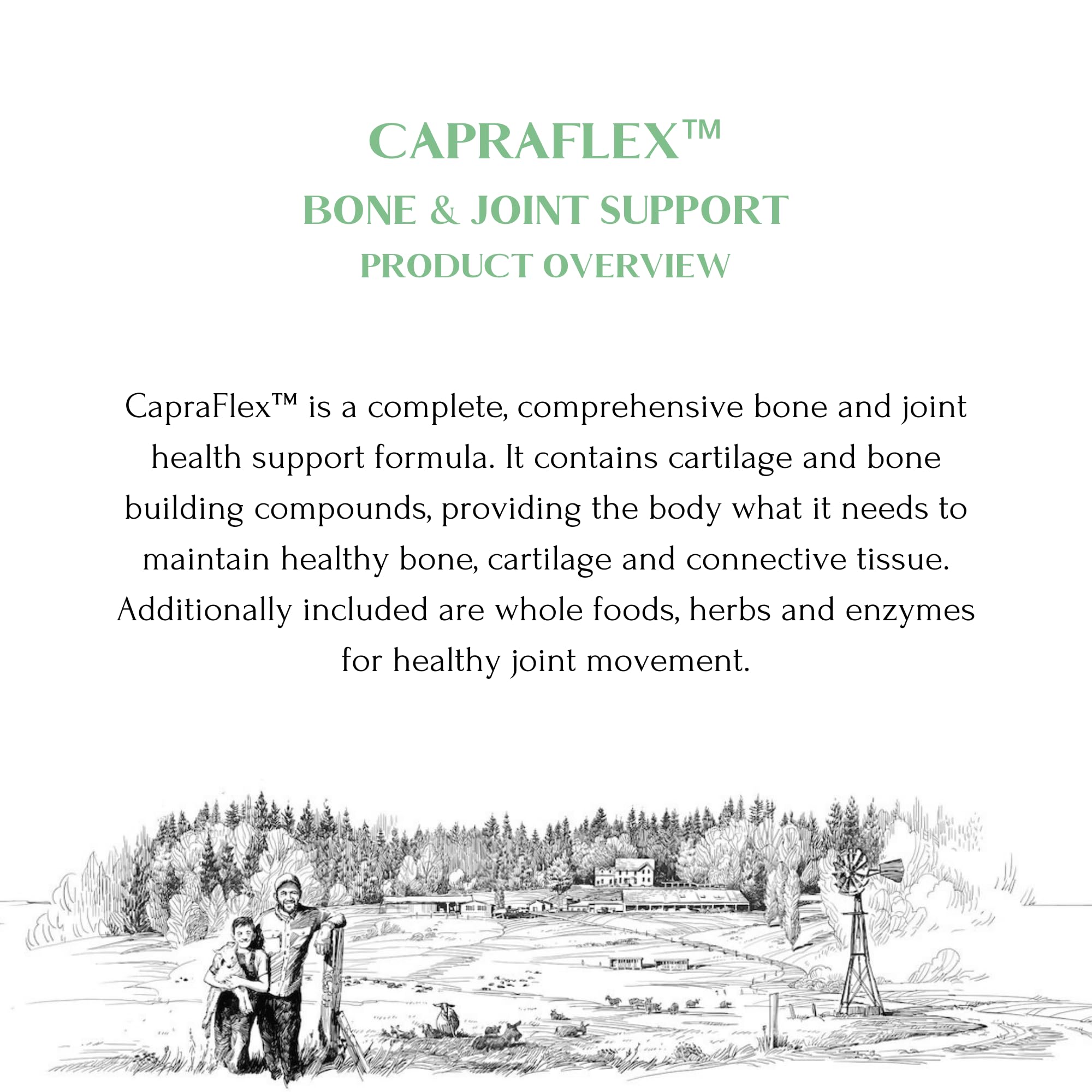 CapraFlex by Mt. Capra | Bone and Joint Support Supplement with Chicken Collagen, Hyaluronic Acid, Turmeric, and Herbs for Joint Vitality | 30 Servings - 120 Capsules Mt CapraAu supplements