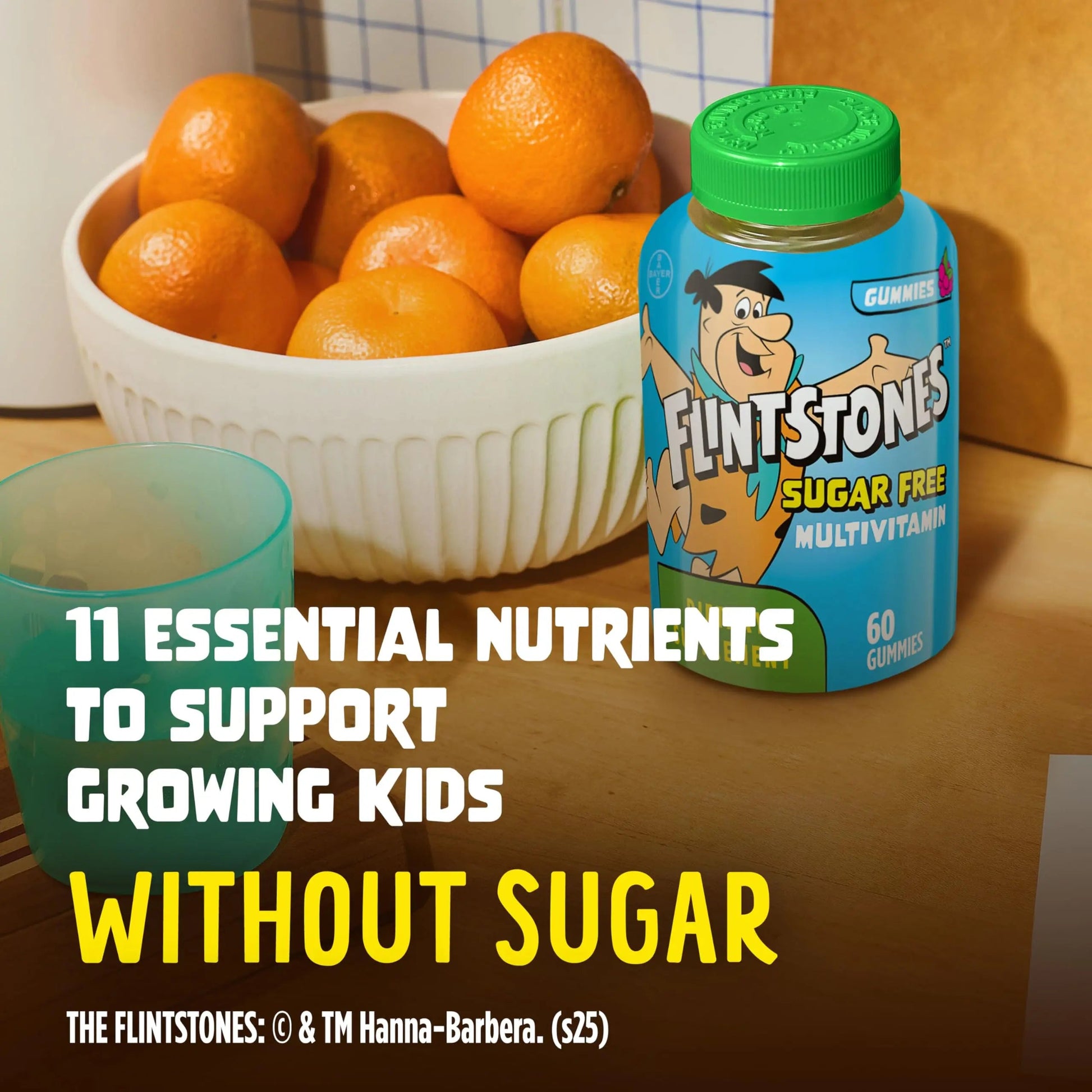 Flintstones Multivitamins for Kids, Sugar Free Kids Multivitamin Gummies, with Vitamins A, C, E, B6 & B12, Raspberry Flavored Gummy Vitamins, 60 Count Flintstones VitaminsAu supplements