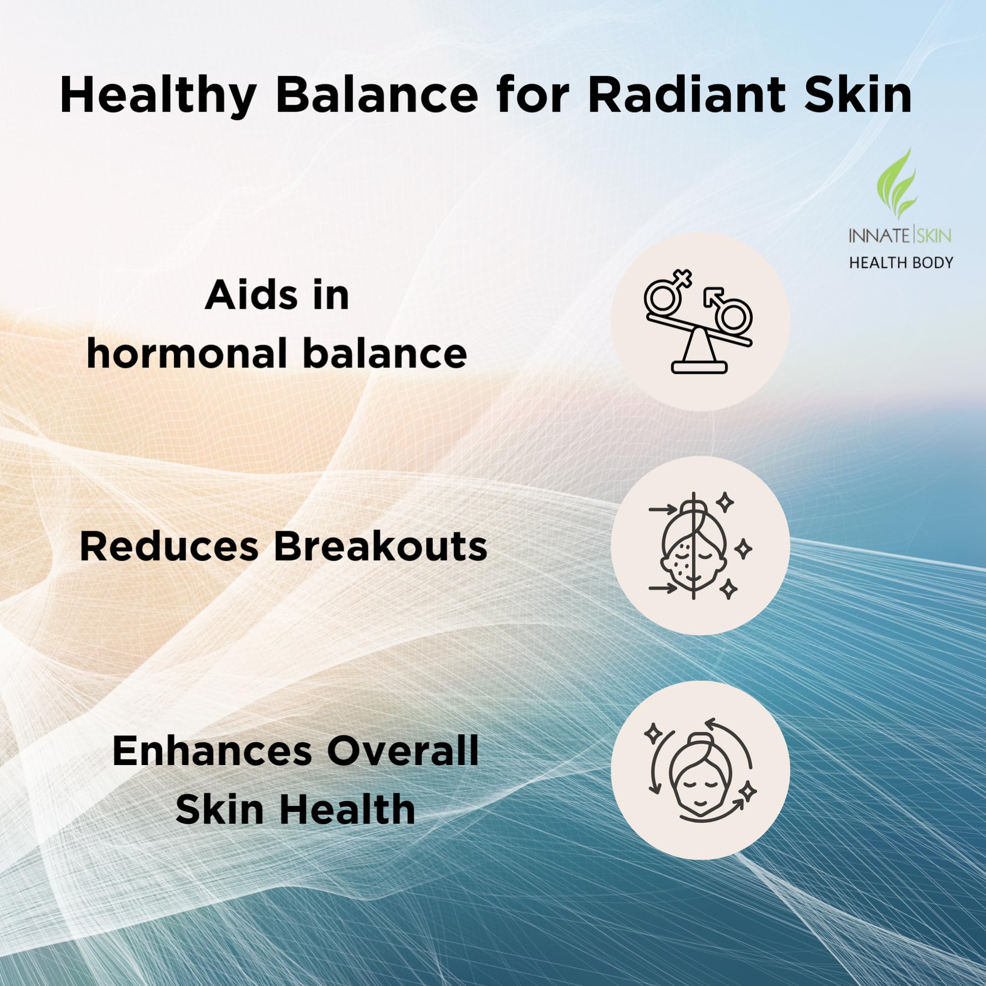 Innate Skin Health Body Clear Skin Acne Gummies - Complexion Supplement, Pantothenic Acid & Antioxidants, Vitamins 60 Count Innate SkinAu supplements