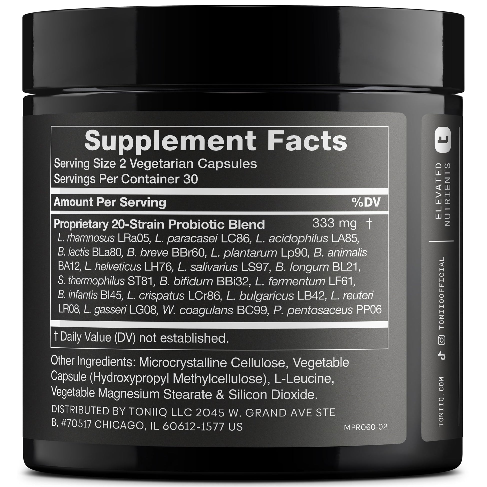 Toniiq Mens Probiotic with 20 Verified Strains – 200 Bilion CFU + 200mg FOS Prebiotic – Mens Probiotics for Gut Health - Cold-Chain & Delayed-Release – Lab-Tested Synbiotic Formula ToniiqAu supplements
