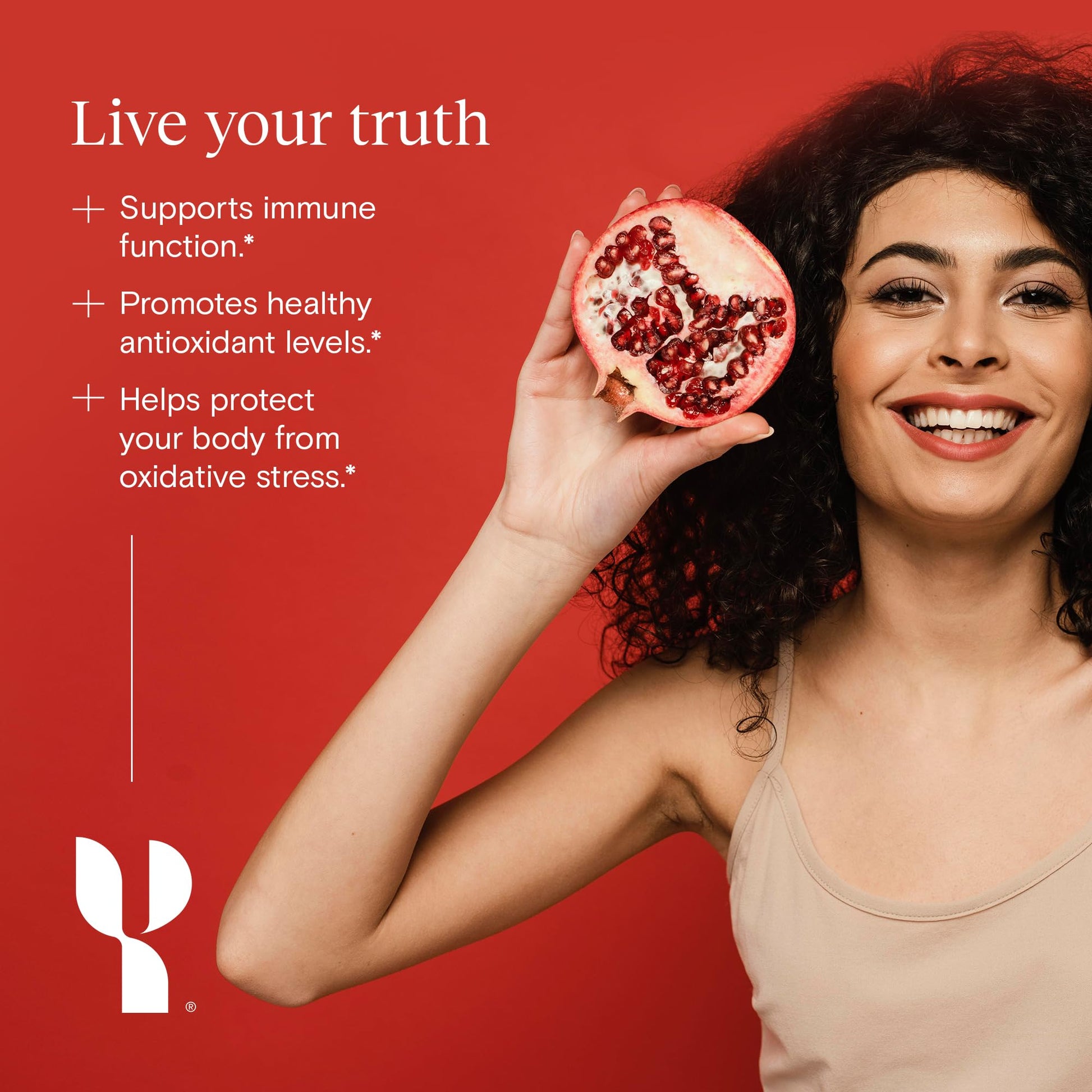 Yoli® Truth Antioxidant and Immune Support Supplement with Vitamin C, Botanicals, Superfruits, and Minerals - Pomegranate, 30 Packets YoliAu supplements
