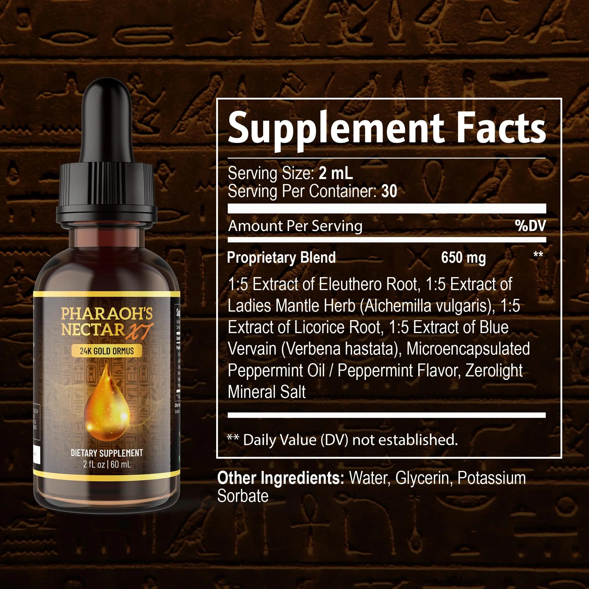 Pineal XT Gold + Pharaoh's Nectar - Pineal Gland Supplement Bundle – 24K Monoatomic Gold Ormus Drops, Pineal Gland Decalcification, Third Eye Awakening, Focus, Energy & Manifestation Nutravillenz supplements