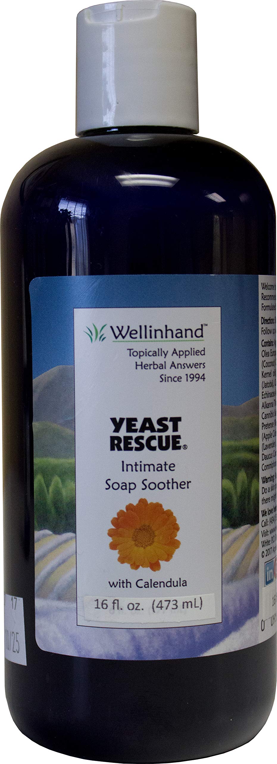 Yeast Rescue Soap Soother 16 fl.oz. Refill Economy Well-In-HandAu supplements