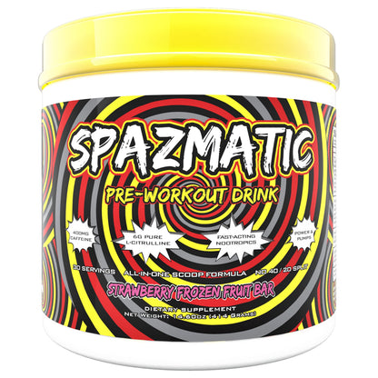 Spazmatic Pre-Workout Powder - 400mgs Caffeine - 6 Grams Pure Citrulline for Muscle TIM MURIELLO'S SPAZMATIC PRE-WORKOUT DRINKUS supplements