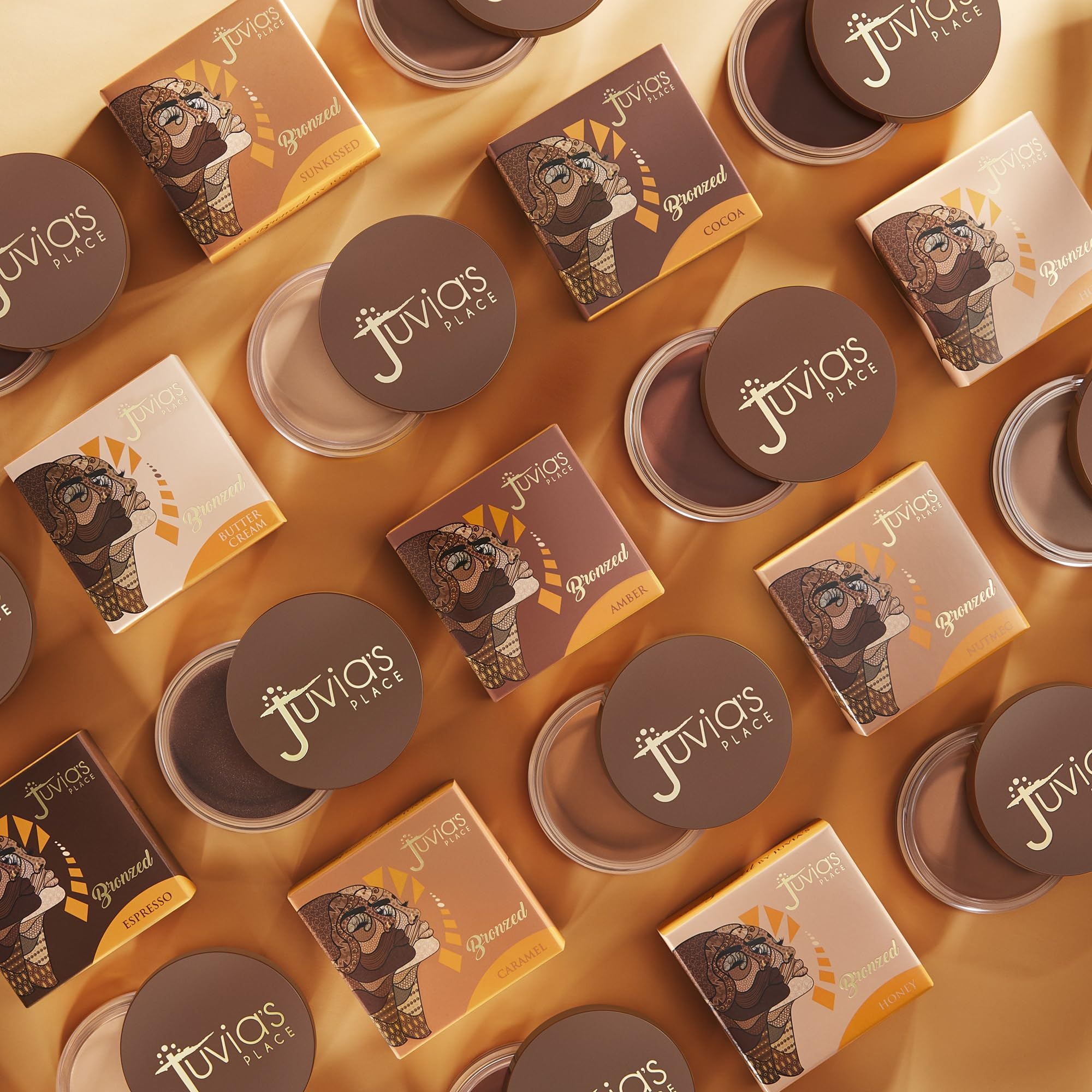 Juvia's Place Bronzed Cream Bronzer - Buttercream - Smooth Cream Bronzer Pot for Sun-Kissed Glow & Warmth, Buildable & Blendable Makeup Contour with Long-Lasting Matte Shimmer Finish, Highly Pigmented Juvia's PlaceAu supplements