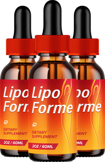 Lipo Forme Liquid Drops – LipoForme Natural Liquid Dietary Natural Blend Supplement (3 Pack – 3 Month Supply) IndeloAu supplements