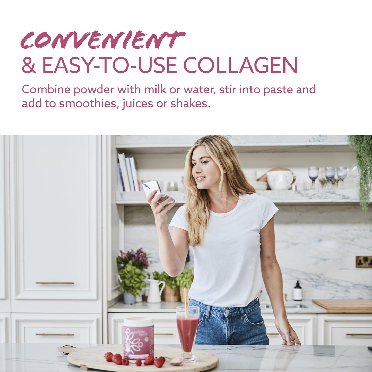 High Protein Edible Health Anti-Ageing Protein Powder, Regenerative Collagen Supplements Edible HealthUS supplements
