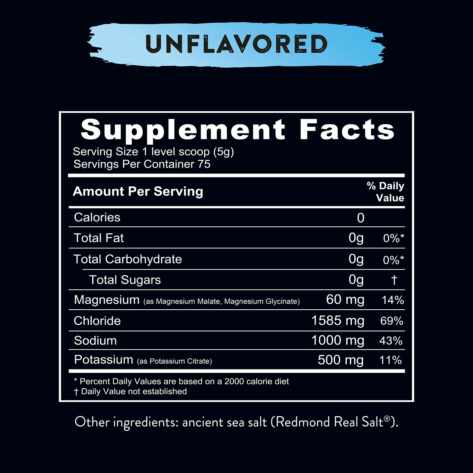 REDMOND Re-Lyte Hydration Electrolyte Mix (Unflavored) REDMONDUS supplements