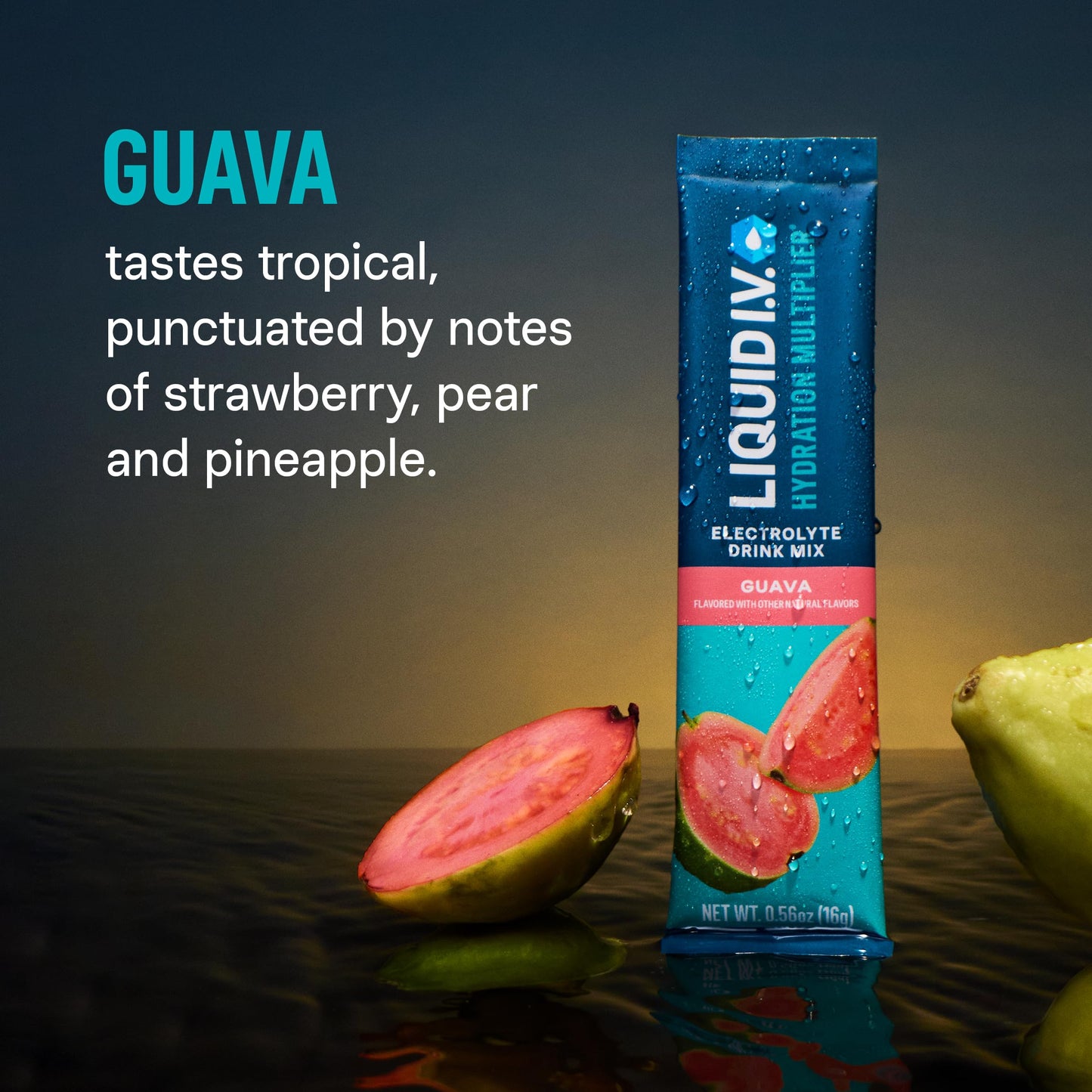 Liquid I.V.® Hydration Multiplier - Guava | Electrolyte Powder Drink Mix | 1 Pack (16 Servings) Liquid I.V.US supplements