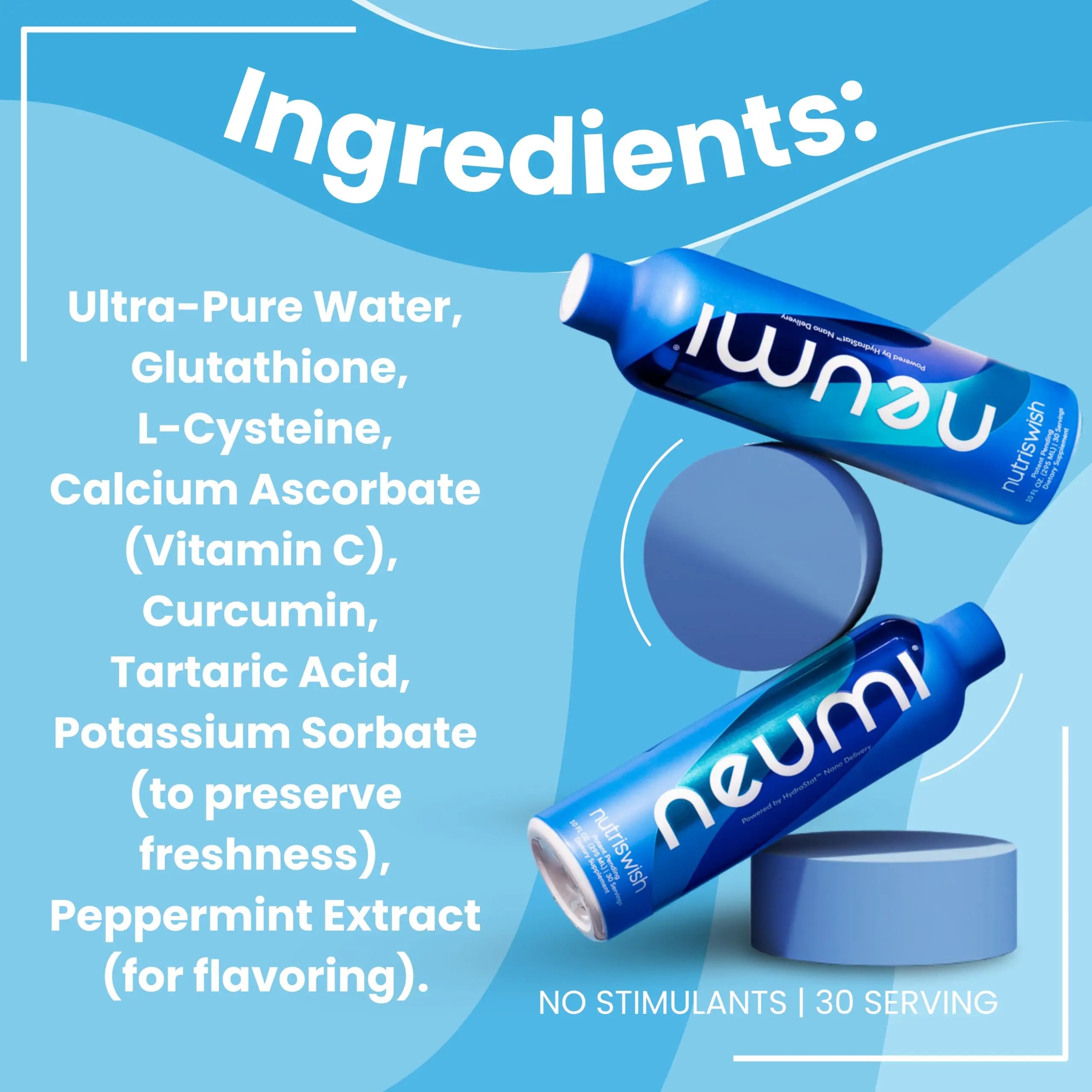 NUTRISWISH Neumi Multivitamin Supplements | 30 Servings | Enhanced Absorption with Ultra-Pure Water & Vitamin D | Immune Support, Joint Health NUTRISWISHAu supplements