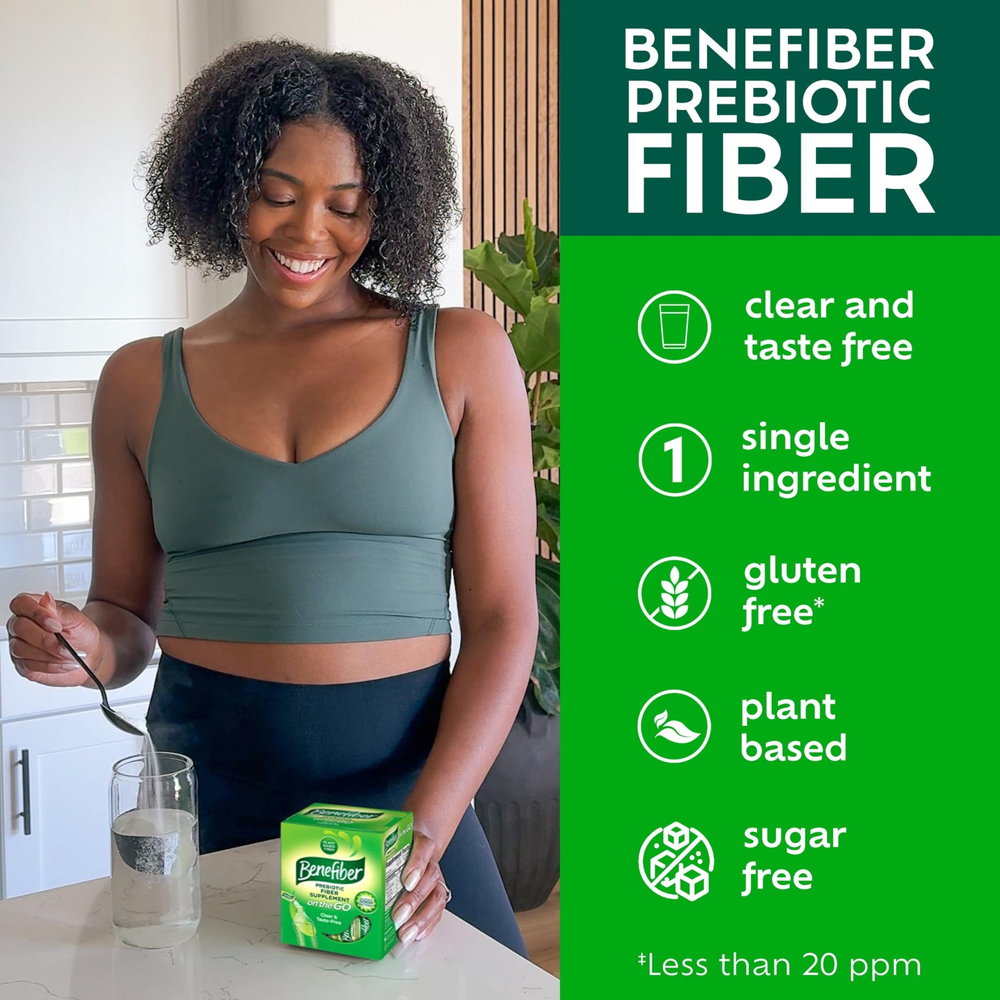 Benefiber On The Go Prebiotic Fiber Supplement Powder for Digestive Health, Daily Fiber, Unflavored - 28 Sticks (3.92 Ounces) BenefiberUS supplements