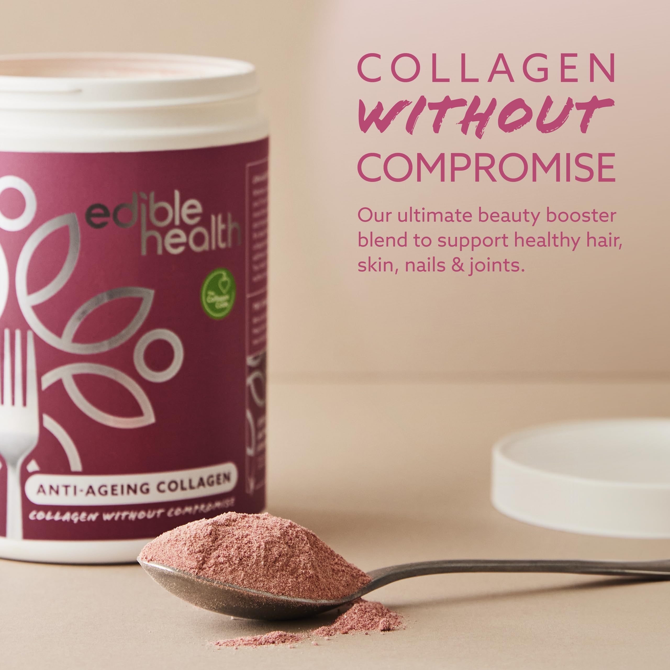 High Protein Edible Health Anti-Ageing Protein Powder, Regenerative Collagen Supplements Edible HealthAu supplements