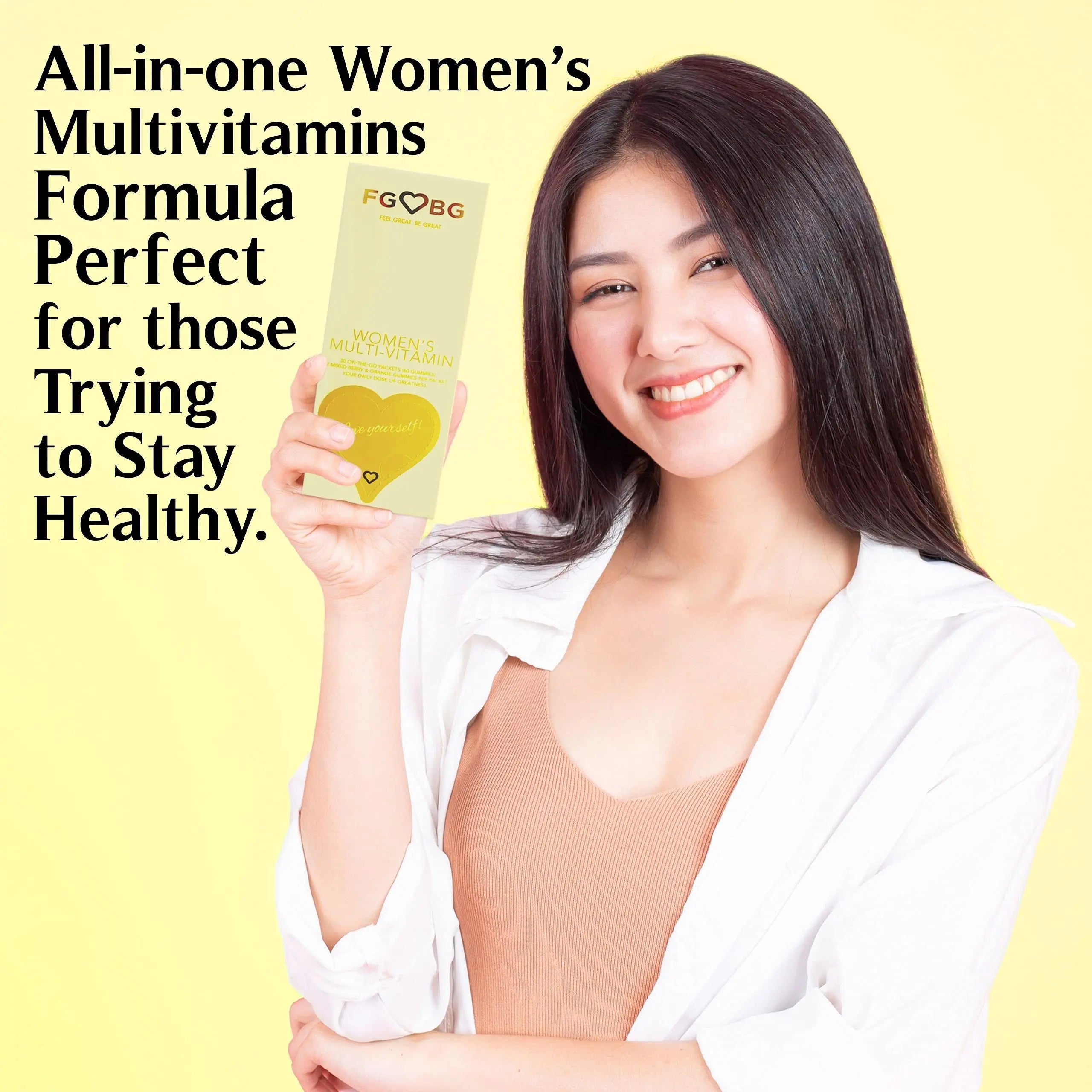 FGBG Women’s Multivitamin Gummies | Vegan All in One Formula | Boost Energy, Brain Function| Cruelty-Free | 30-Day Supply FGBGAu supplements