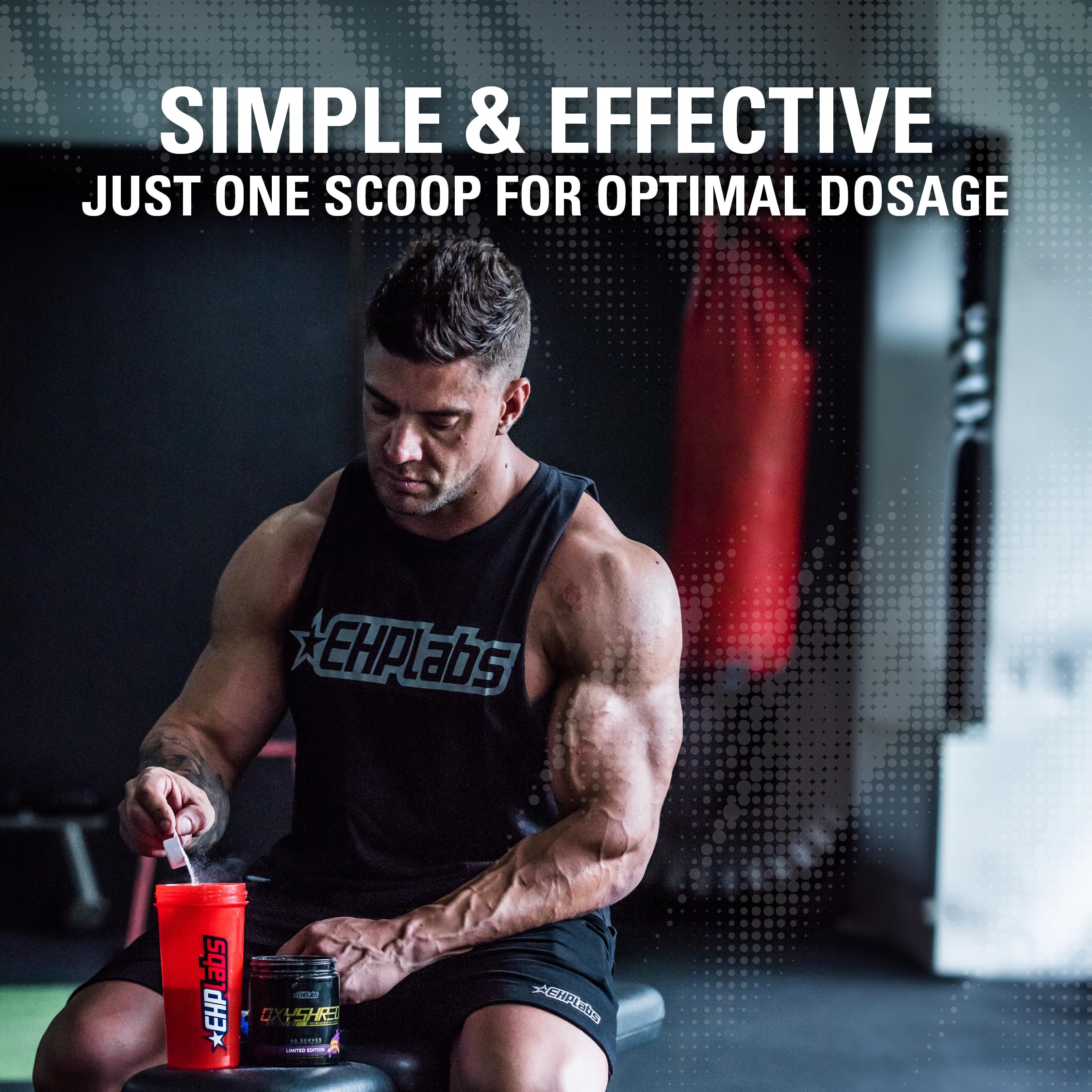 EHP Labs OxyShred Hardcore Thermogenic Shredder - Pre Workout Powder with L Glutamine EHP LabsAu supplements