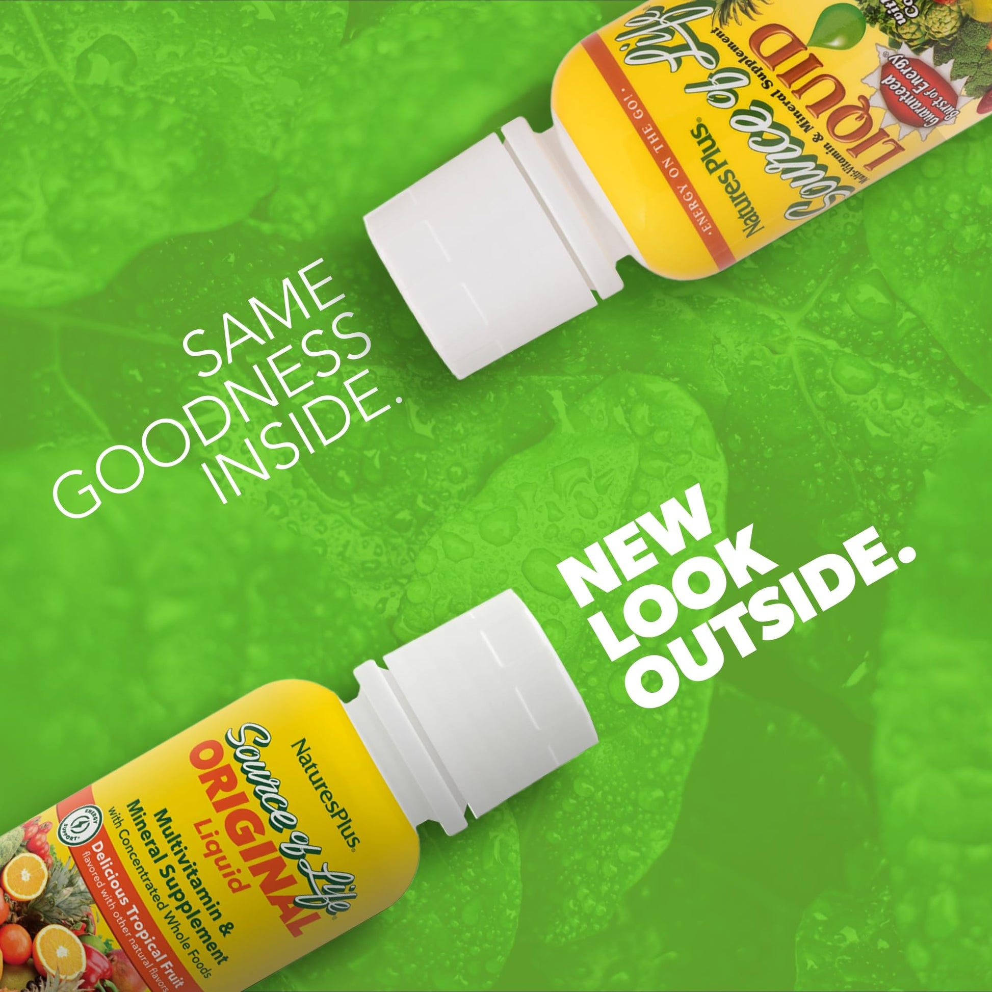NaturesPlus Source of Life Liquid, Tropical Fruit - 8 fl oz - Multivitamin & Mineral Supplement - Gluten Free, Vegetarian - 8 Servings NaturesPlusAu supplements