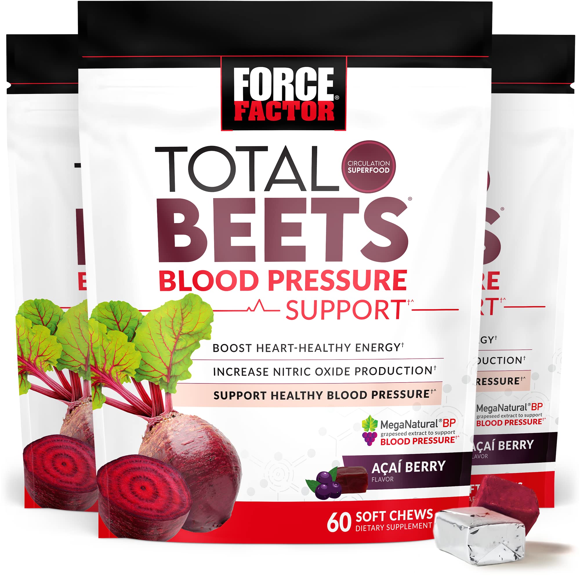 FORCE FACTOR Total Beets Blood Pressure Support Supplement, Beets Supplements Force FactorAu supplements